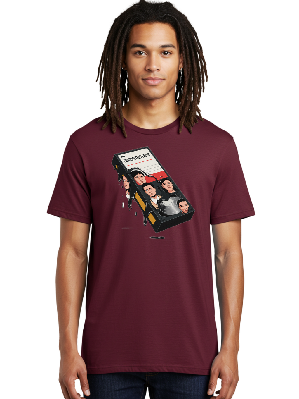Forgotten-Faces Men'S Graphic Tee, 100% Cotton, Comfortable Casual Summer Wear, Machine Washable, Vintage Camera, Old Camera, Antique Camera, Black Camera, Classic Photography, Photography Equipment, Nostalgic Device, Film Camera, Camera Art Bao436