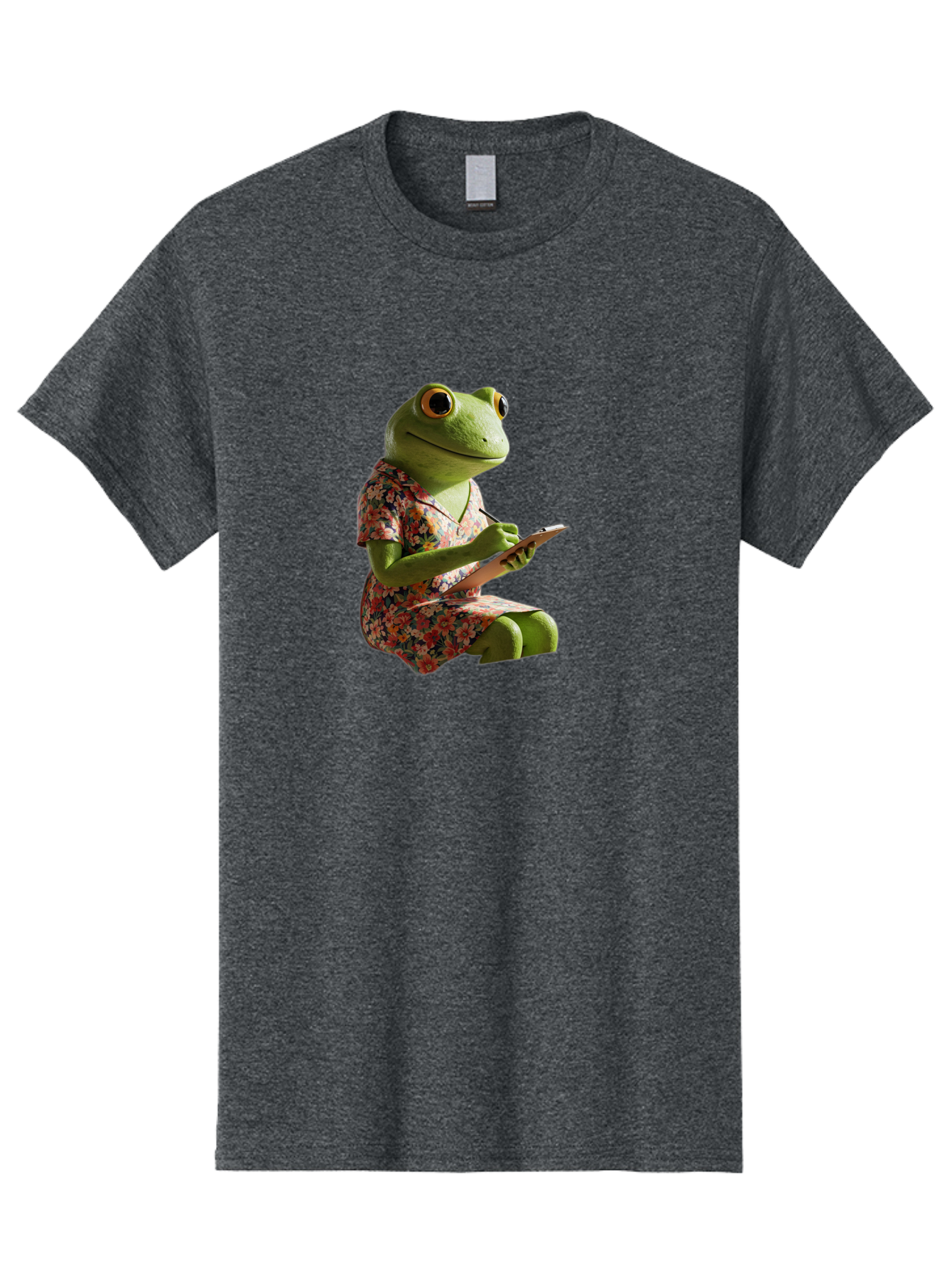Frog-In-Floral-Dress Men'S Graphic Tee, 100% Cotton, Comfortable Casual Summer Wear, Machine Washable, Vintage Camera, Old Camera, Antique Camera, Black Camera, Classic Photography, Photography Equipment, Nostalgic Device, Film Camera, Bao440