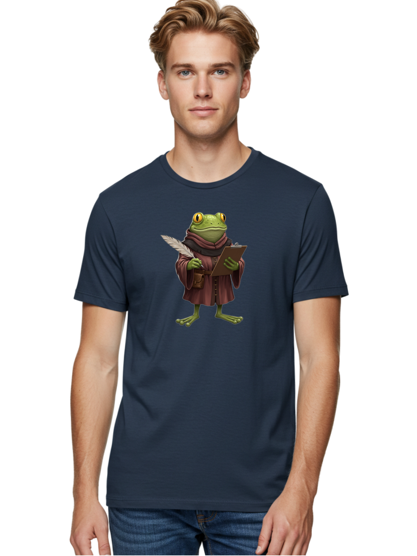 Frog-Scribe Men'S Graphic Tee, 100% Cotton, Comfortable Casual Summer Wear, Machine Washable, Vintage Camera, Old Camera, Antique Camera, Black Camera, Classic Photography, Photography Equipment, Nostalgic Device, Film Camera, Camera Art Bao442