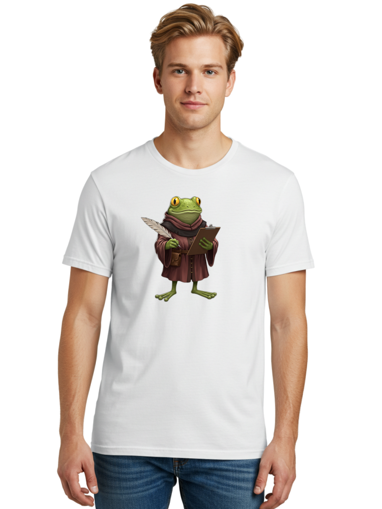 Frog-Scribe Men'S Graphic Tee, 100% Cotton, Comfortable Casual Summer Wear, Machine Washable, Vintage Camera, Old Camera, Antique Camera, Black Camera, Classic Photography, Photography Equipment, Nostalgic Device, Film Camera, Camera Art Bao442