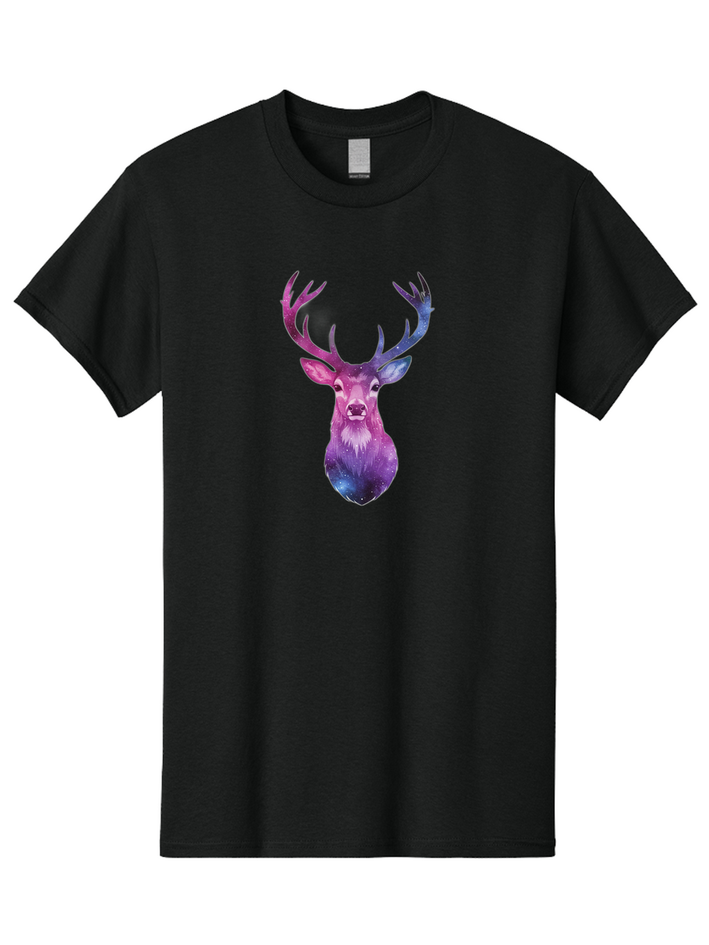 Galaxy-Deer-Head Men'S Graphic Tee, 100% Cotton, Comfortable Casual Summer Wear, Machine Washable, Vintage Camera, Old Camera, Antique Camera, Black Camera, Classic Photography, Photography Equipment, Nostalgic Device, Film Camera, Camera Art Bao448