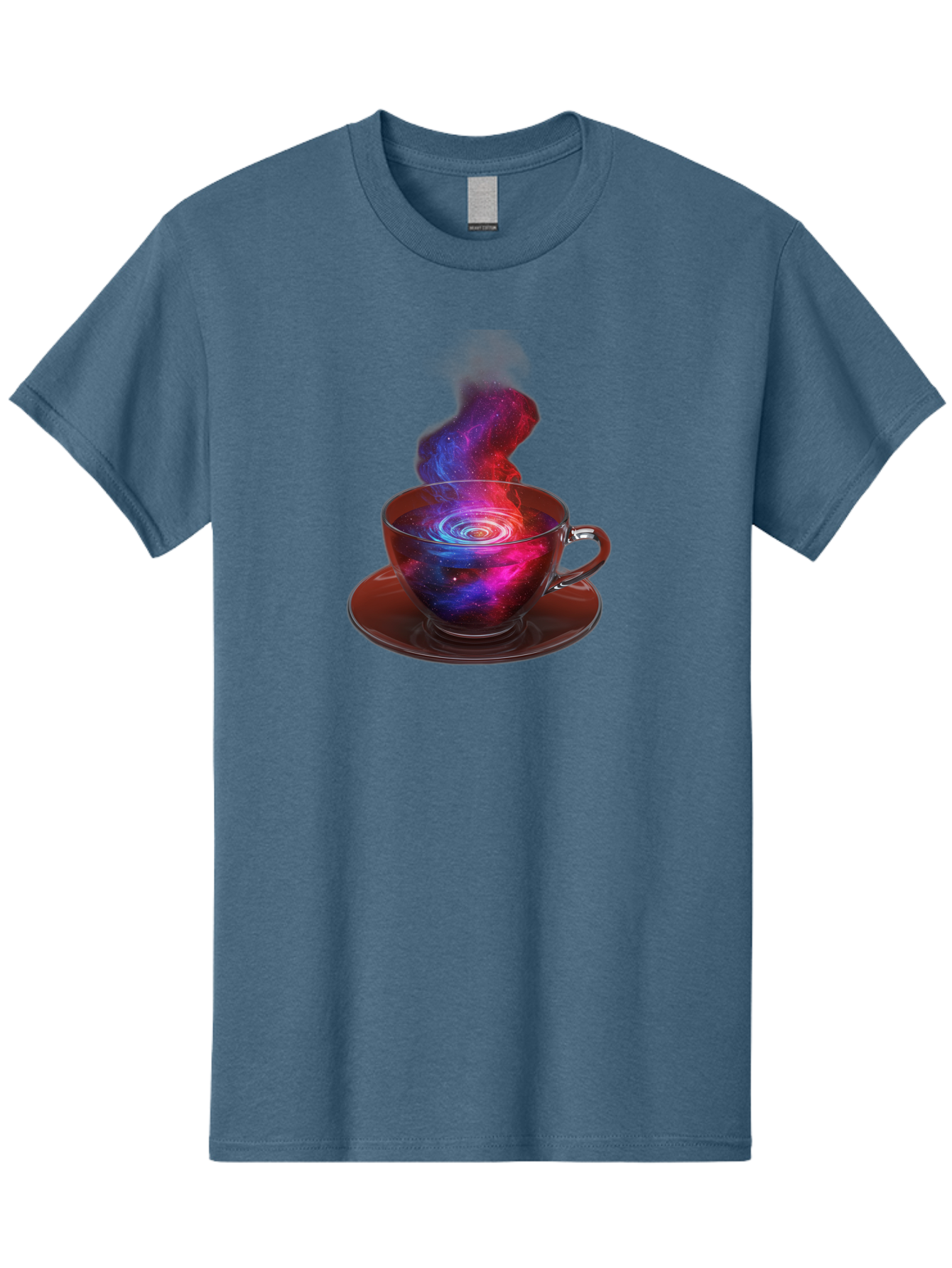 Galaxy-Tea-Cup Men'S Graphic Tee, 100% Cotton, Comfortable Casual Summer Wear, Machine Washable, Vintage Camera, Old Camera, Antique Camera, Black Camera, Classic Photography, Photography Equipment, Nostalgic Device, Film Camera, Camera Art Bao449
