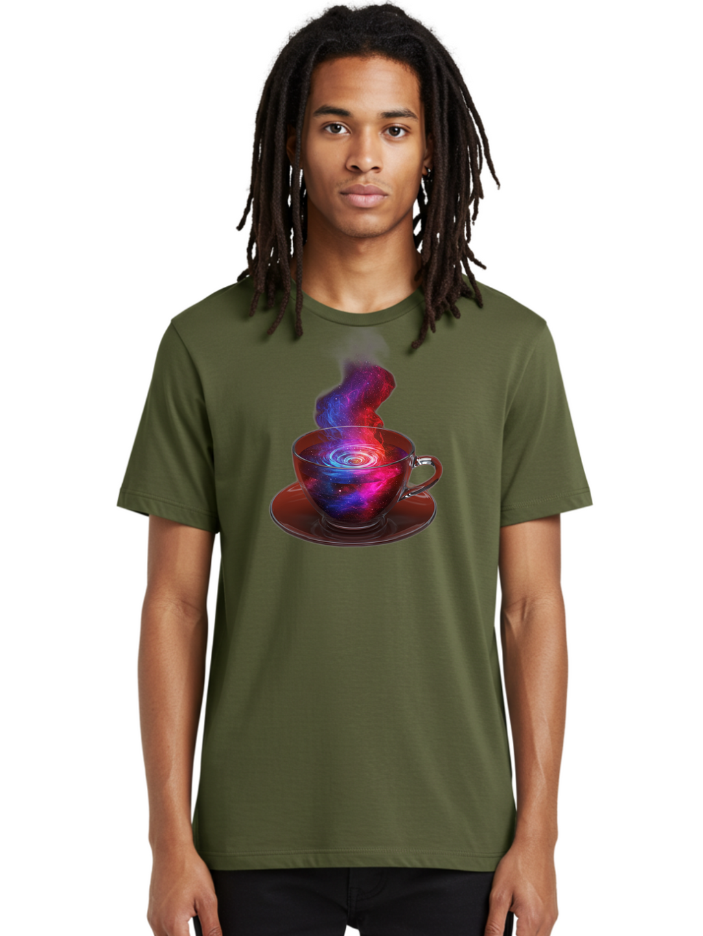 Galaxy-Tea-Cup Men'S Graphic Tee, 100% Cotton, Comfortable Casual Summer Wear, Machine Washable, Vintage Camera, Old Camera, Antique Camera, Black Camera, Classic Photography, Photography Equipment, Nostalgic Device, Film Camera, Camera Art Bao449