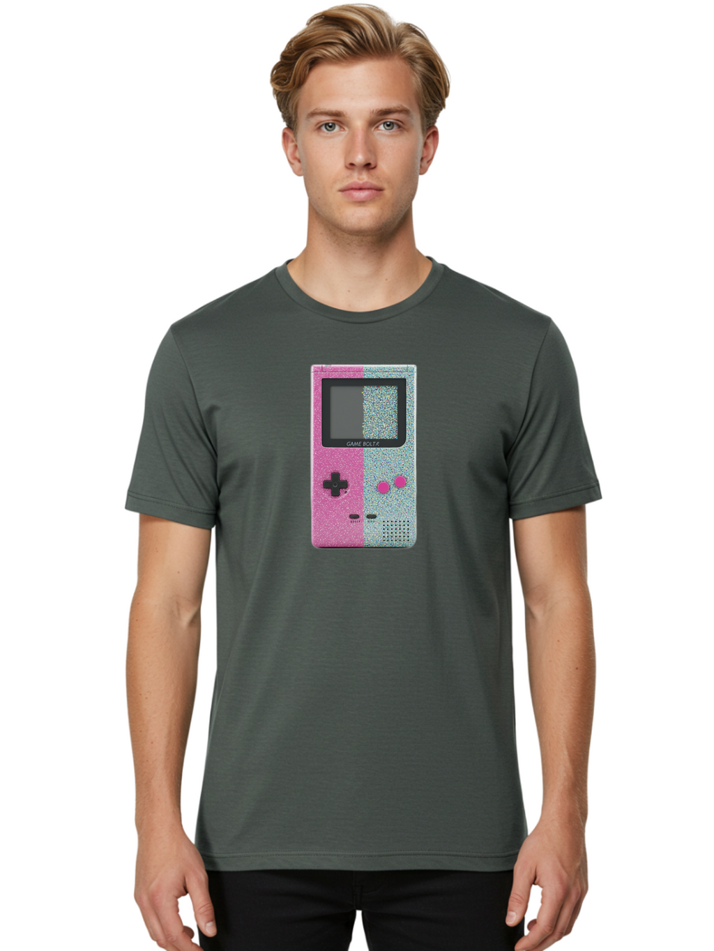 Game-Bolt-A Men'S Graphic Tee, 100% Cotton, Comfortable Casual Summer Wear, Machine Washable, Vintage Camera, Old Camera, Antique Camera, Black Camera, Classic Photography, Photography Equipment, Nostalgic Device, Film Camera, Camera Art Bao452