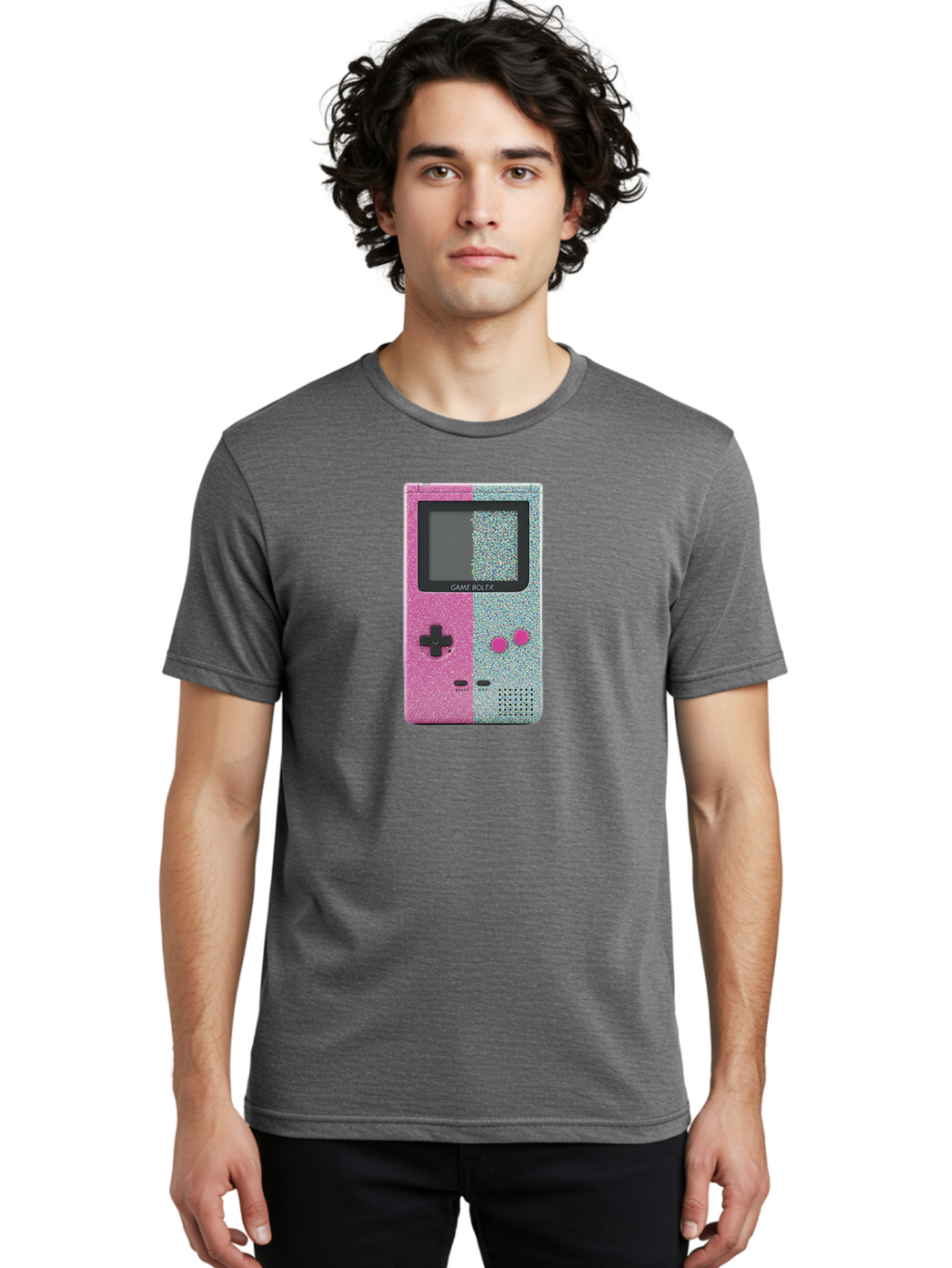 Game-Bolt-A Men'S Graphic Tee, 100% Cotton, Comfortable Casual Summer Wear, Machine Washable, Vintage Camera, Old Camera, Antique Camera, Black Camera, Classic Photography, Photography Equipment, Nostalgic Device, Film Camera, Camera Art Bao452