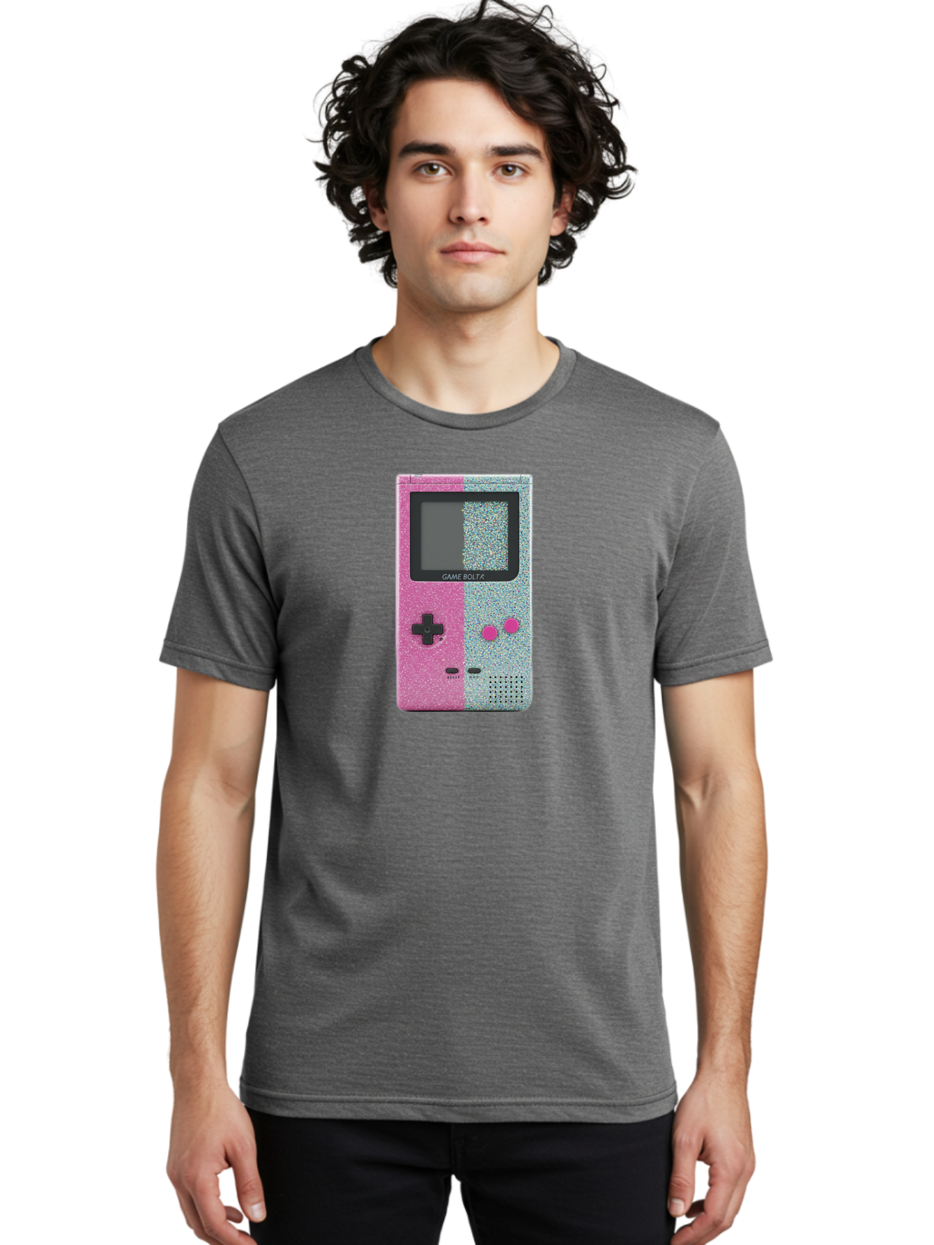 Game-Bolt-A Men'S Graphic Tee, 100% Cotton, Comfortable Casual Summer Wear, Machine Washable, Vintage Camera, Old Camera, Antique Camera, Black Camera, Classic Photography, Photography Equipment, Nostalgic Device, Film Camera, Camera Art Bao452