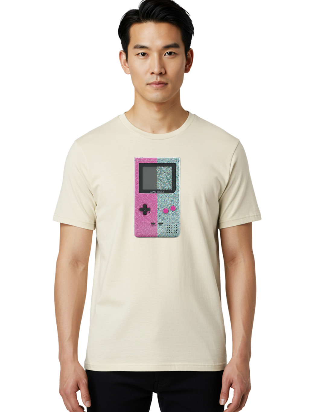 Game-Bolt-A Men'S Graphic Tee, 100% Cotton, Comfortable Casual Summer Wear, Machine Washable, Vintage Camera, Old Camera, Antique Camera, Black Camera, Classic Photography, Photography Equipment, Nostalgic Device, Film Camera, Camera Art Bao452
