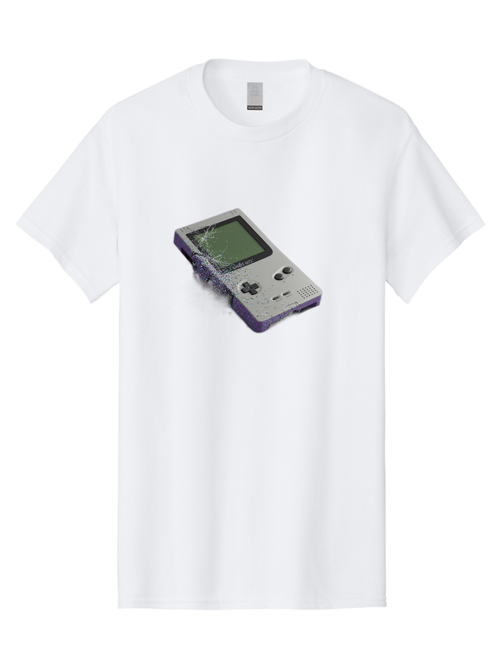 Game-Boy-3 Men'S Graphic Tee, 100% Cotton, Comfortable Casual Summer Wear, Machine Washable, Vintage Camera, Old Camera, Antique Camera, Black Camera, Classic Photography, Photography Equipment, Nostalgic Device, Film Camera, Camera Art Bao455
