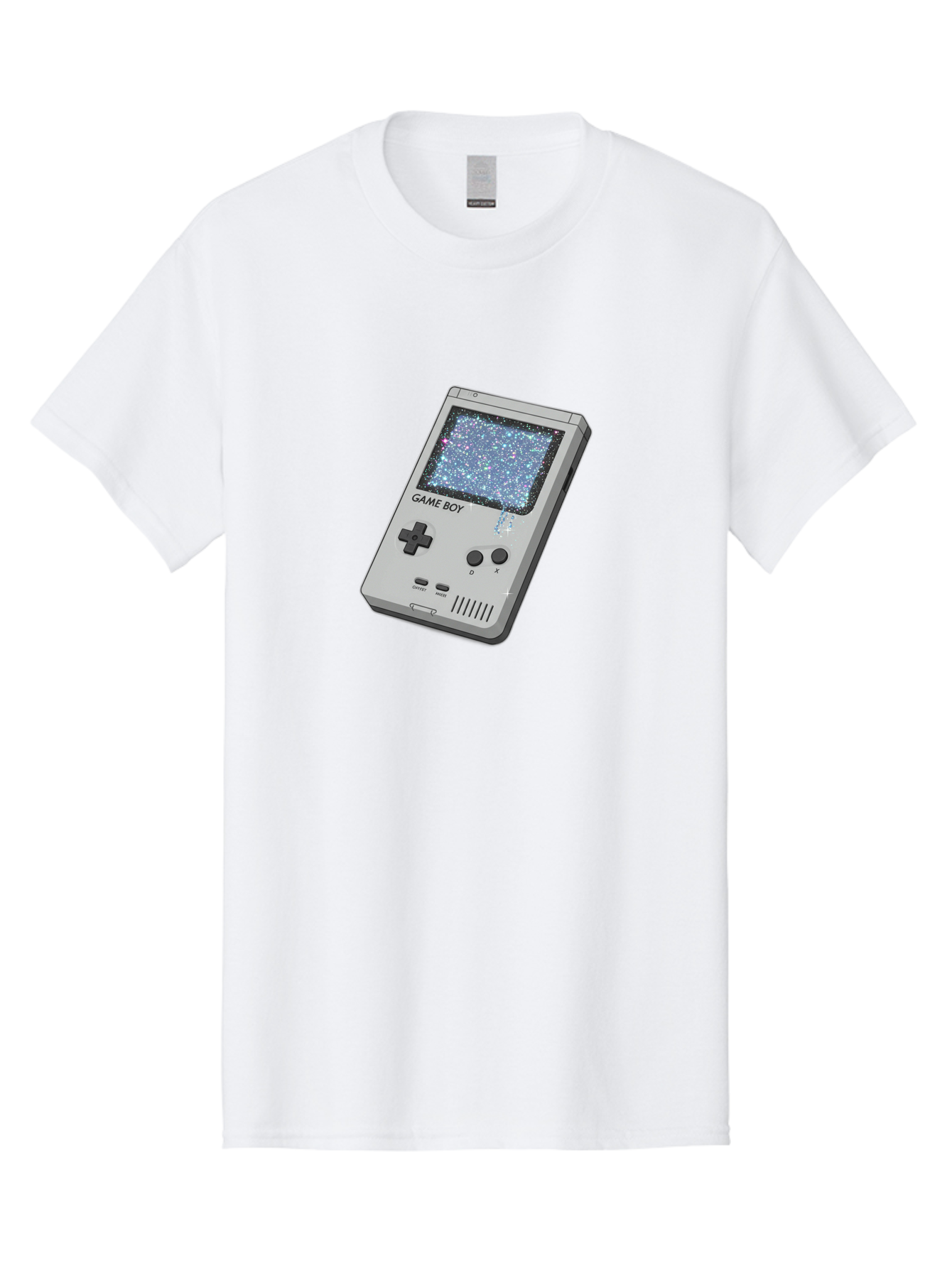 Game-Boy Men'S Graphic Tee, 100% Cotton, Comfortable Casual Summer Wear, Machine Washable, Vintage Camera, Old Camera, Antique Camera, Black Camera, Classic Photography, Photography Equipment, Nostalgic Device, Film Camera, Camera Art Bao458