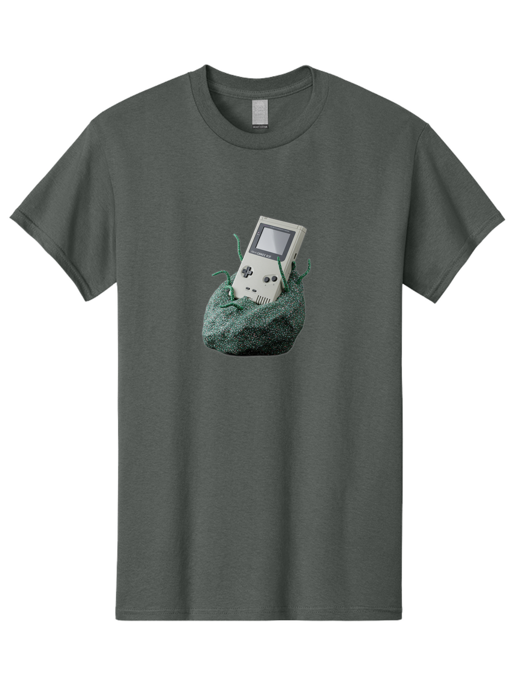 Gameboy-1 Men'S Graphic Tee, 100% Cotton, Comfortable Casual Summer Wear, Machine Washable, Vintage Camera, Old Camera, Antique Camera, Black Camera, Classic Photography, Photography Equipment, Nostalgic Device, Film Camera, Camera Art Bao459