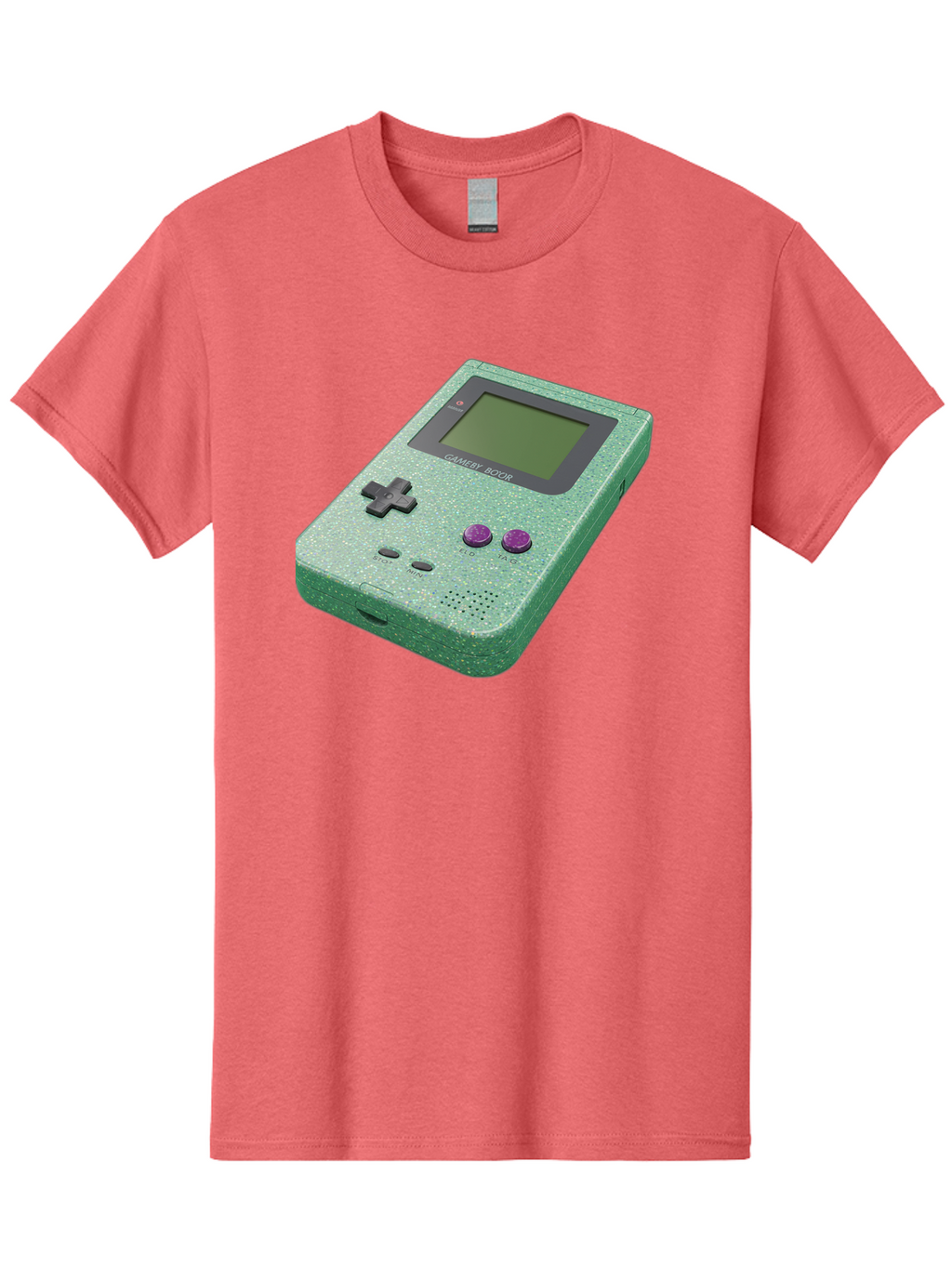 Gameboy-Boy Men'S Graphic Tee, 100% Cotton, Comfortable Casual Summer Wear, Machine Washable, Vintage Camera, Old Camera, Antique Camera, Black Camera, Classic Photography, Photography Equipment, Nostalgic Device, Film Camera, Camera Art Bao460