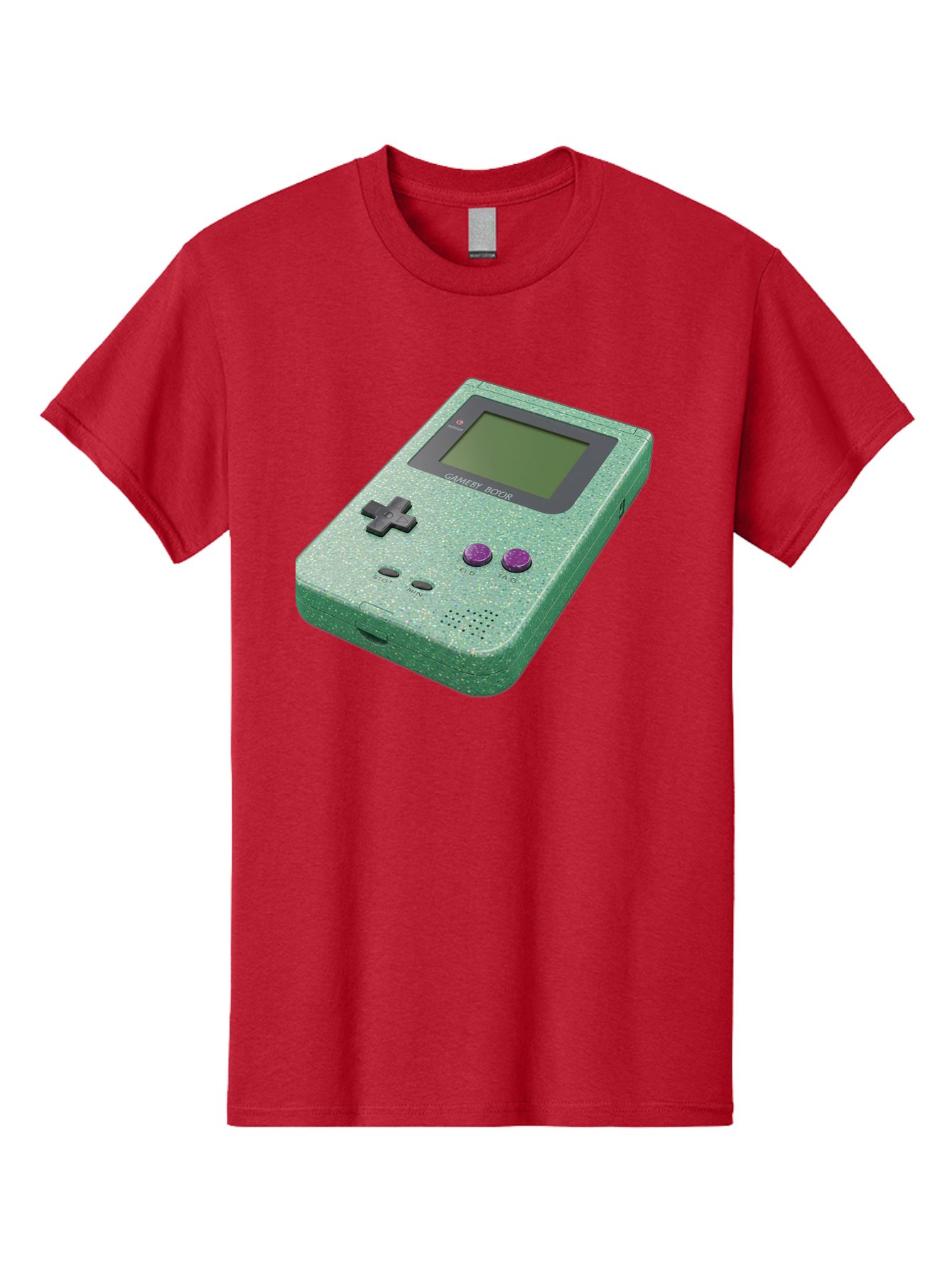 Gameboy-Boy Men'S Graphic Tee, 100% Cotton, Comfortable Casual Summer Wear, Machine Washable, Vintage Camera, Old Camera, Antique Camera, Black Camera, Classic Photography, Photography Equipment, Nostalgic Device, Film Camera, Camera Art Bao460