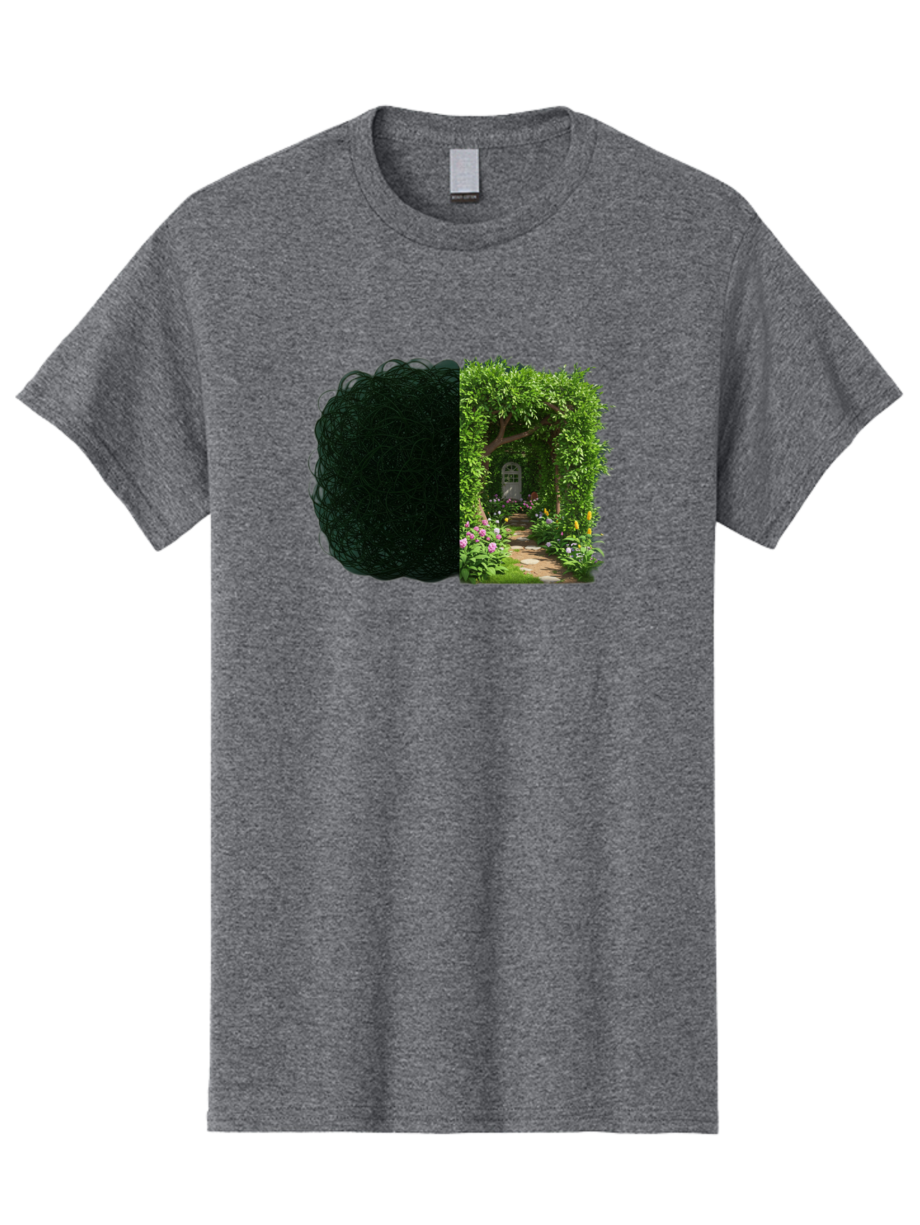 Garden-Pathway Men'S Graphic Tee, 100% Cotton, Comfortable Casual Summer Wear, Machine Washable, Vintage Camera, Old Camera, Antique Camera, Black Camera, Classic Photography, Photography Equipment, Nostalgic Device, Film Camera, Camera Art Bao467