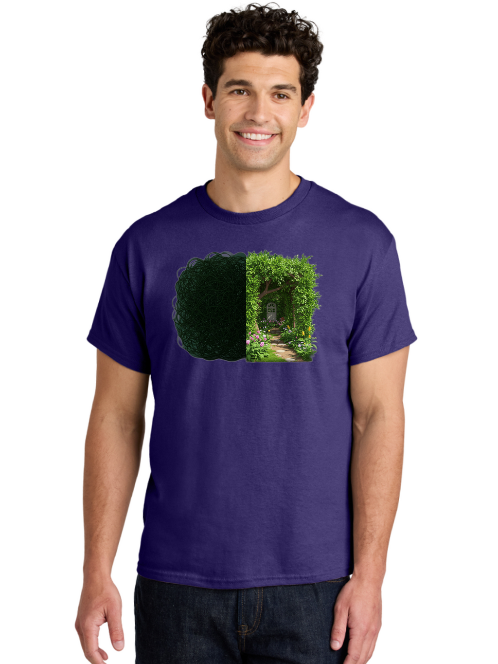 Garden-Pathway Men'S Graphic Tee, 100% Cotton, Comfortable Casual Summer Wear, Machine Washable, Vintage Camera, Old Camera, Antique Camera, Black Camera, Classic Photography, Photography Equipment, Nostalgic Device, Film Camera, Camera Art Bao467
