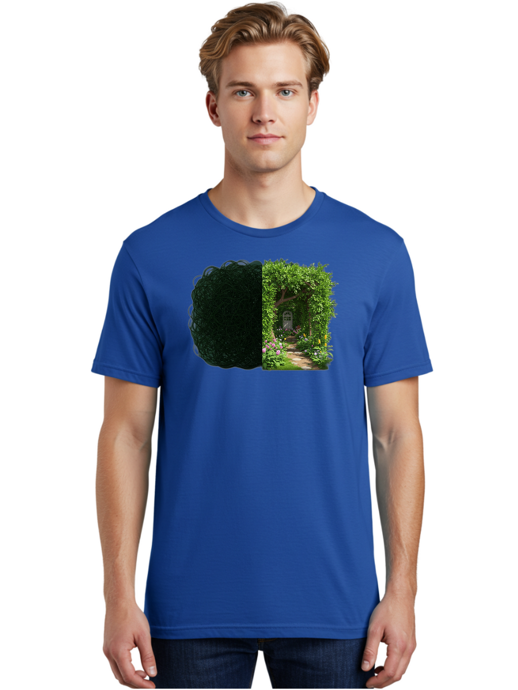 Garden-Pathway Men'S Graphic Tee, 100% Cotton, Comfortable Casual Summer Wear, Machine Washable, Vintage Camera, Old Camera, Antique Camera, Black Camera, Classic Photography, Photography Equipment, Nostalgic Device, Film Camera, Camera Art Bao467