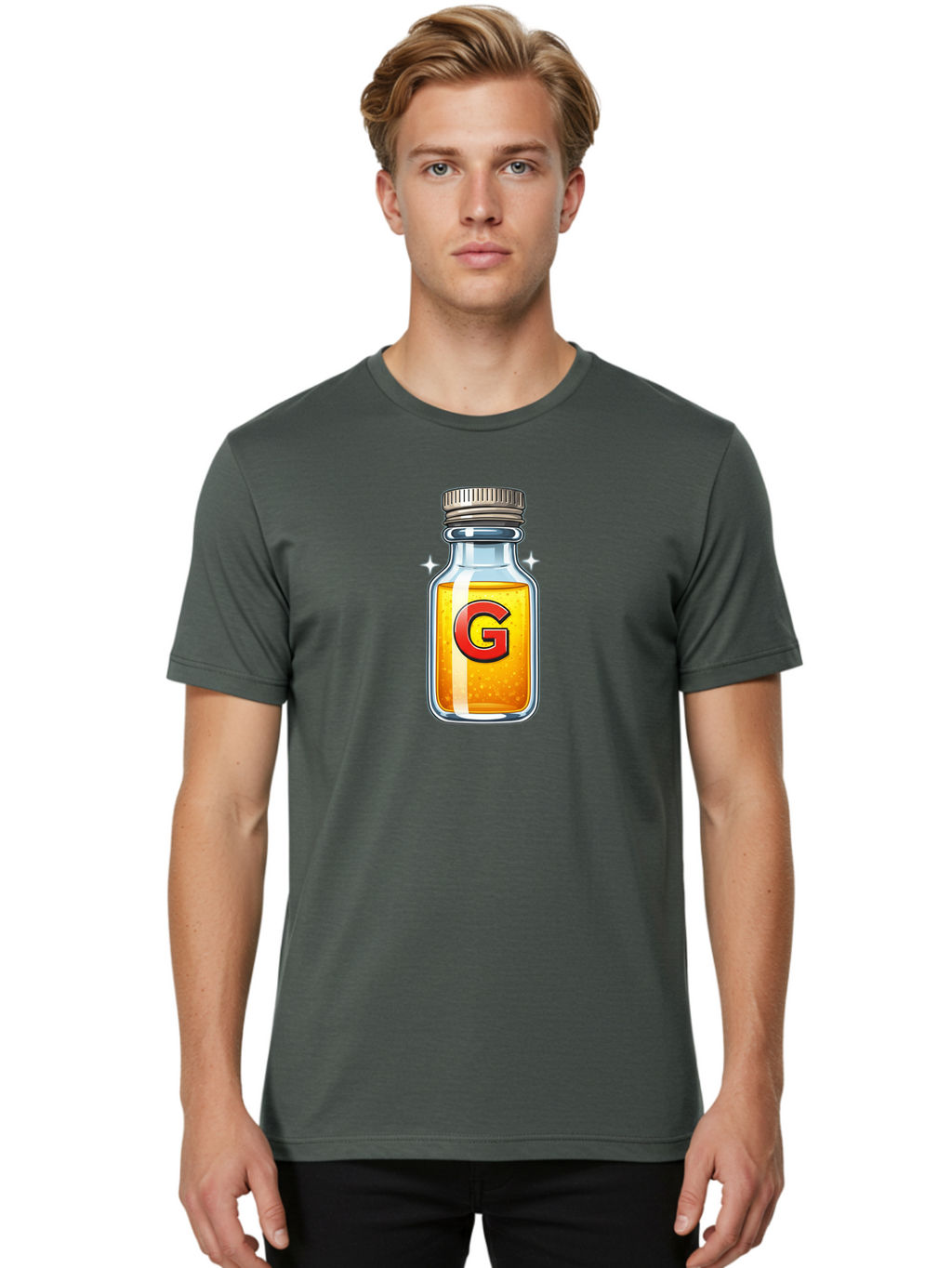 Gatorade-Bottle Men'S Graphic Tee, 100% Cotton, Comfortable Casual Summer Wear, Machine Washable, Vintage Camera, Old Camera, Antique Camera, Black Camera, Classic Photography, Photography Equipment, Nostalgic Device, Film Camera, Camera Art Bao468