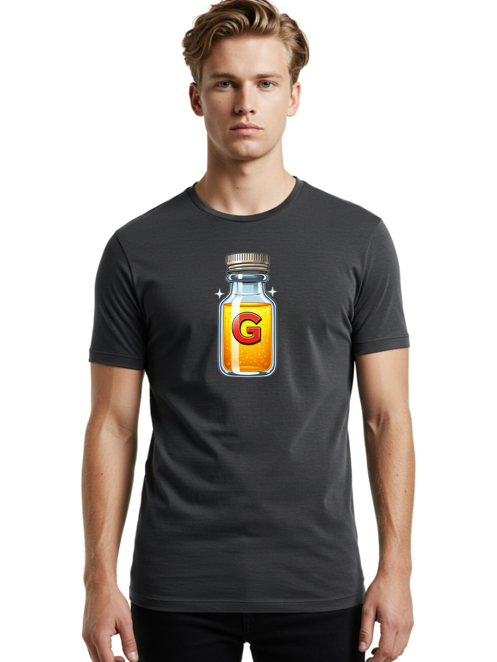 Gatorade-Bottle Men'S Graphic Tee, 100% Cotton, Comfortable Casual Summer Wear, Machine Washable, Vintage Camera, Old Camera, Antique Camera, Black Camera, Classic Photography, Photography Equipment, Nostalgic Device, Film Camera, Camera Art Bao468