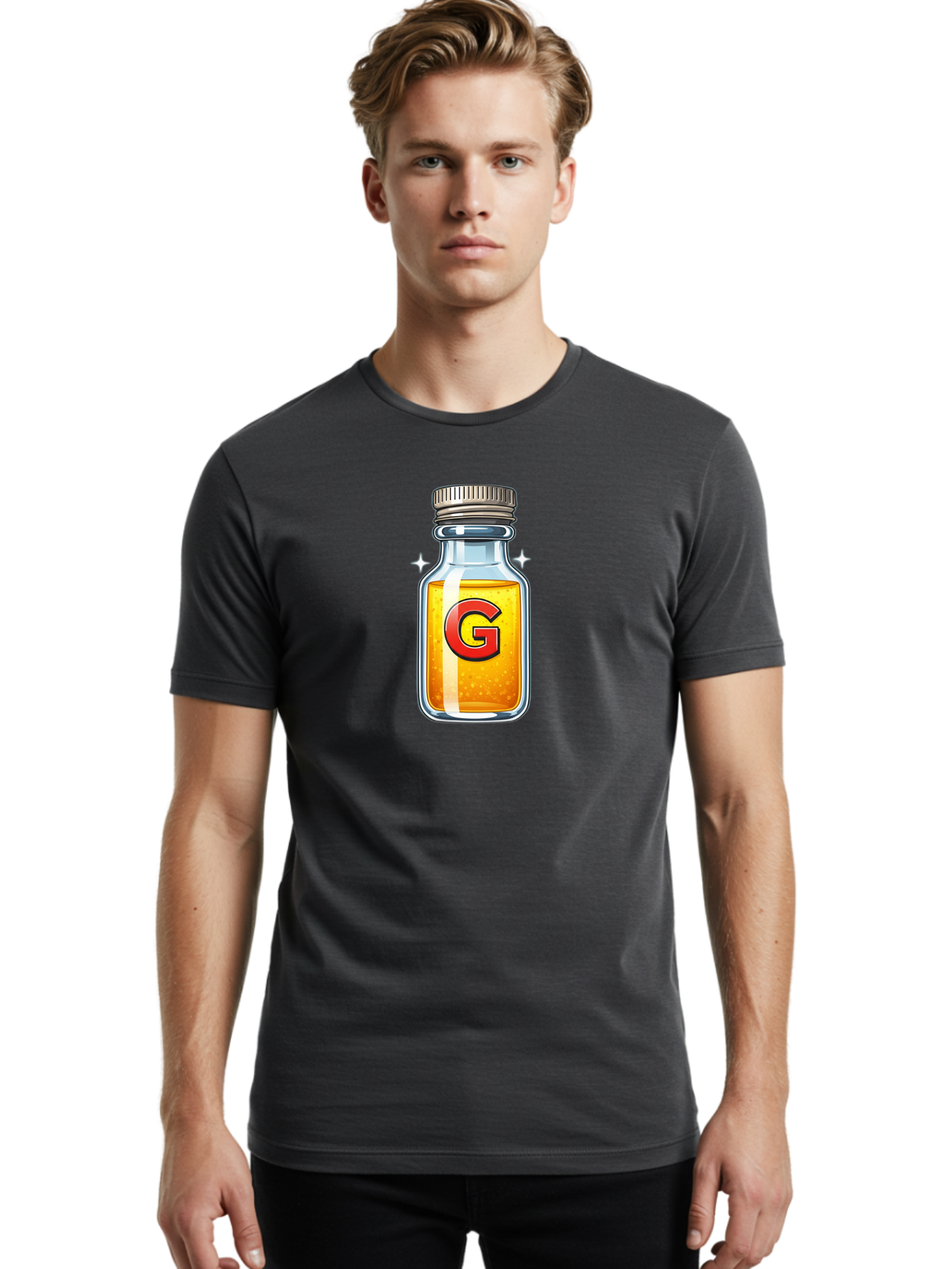 Gatorade-Bottle Men'S Graphic Tee, 100% Cotton, Comfortable Casual Summer Wear, Machine Washable, Vintage Camera, Old Camera, Antique Camera, Black Camera, Classic Photography, Photography Equipment, Nostalgic Device, Film Camera, Camera Art Bao468