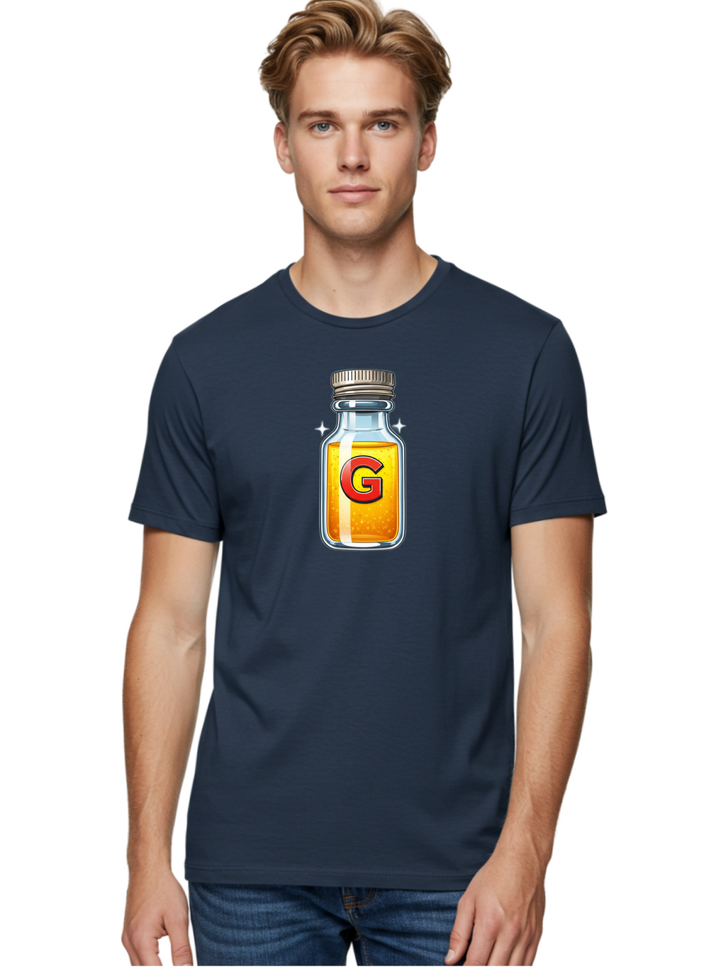 Gatorade-Bottle Men'S Graphic Tee, 100% Cotton, Comfortable Casual Summer Wear, Machine Washable, Vintage Camera, Old Camera, Antique Camera, Black Camera, Classic Photography, Photography Equipment, Nostalgic Device, Film Camera, Camera Art Bao468