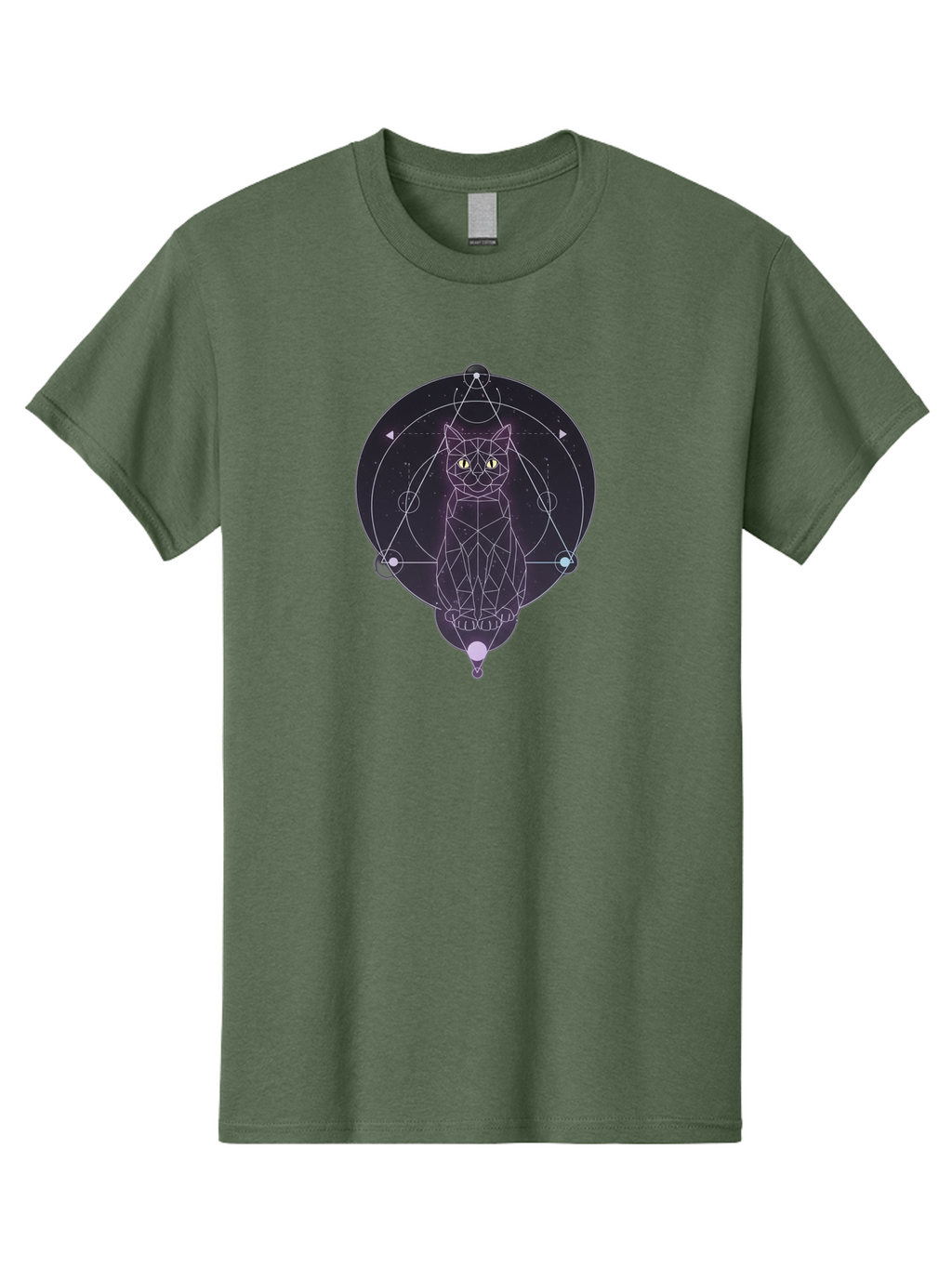 Geometric-Cat Men'S Graphic Tee, 100% Cotton, Comfortable Casual Summer Wear, Machine Washable, Vintage Camera, Old Camera, Antique Camera, Black Camera, Classic Photography, Photography Equipment, Nostalgic Device, Film Camera, Camera Art Bao469