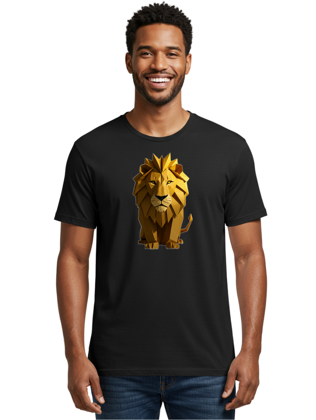 Geometric-Lion Men'S Graphic Tee, 100% Cotton, Comfortable Casual Summer Wear, Machine Washable, Vintage Camera, Old Camera, Antique Camera, Black Camera, Classic Photography, Photography Equipment, Nostalgic Device, Film Camera, Camera Art Bao470