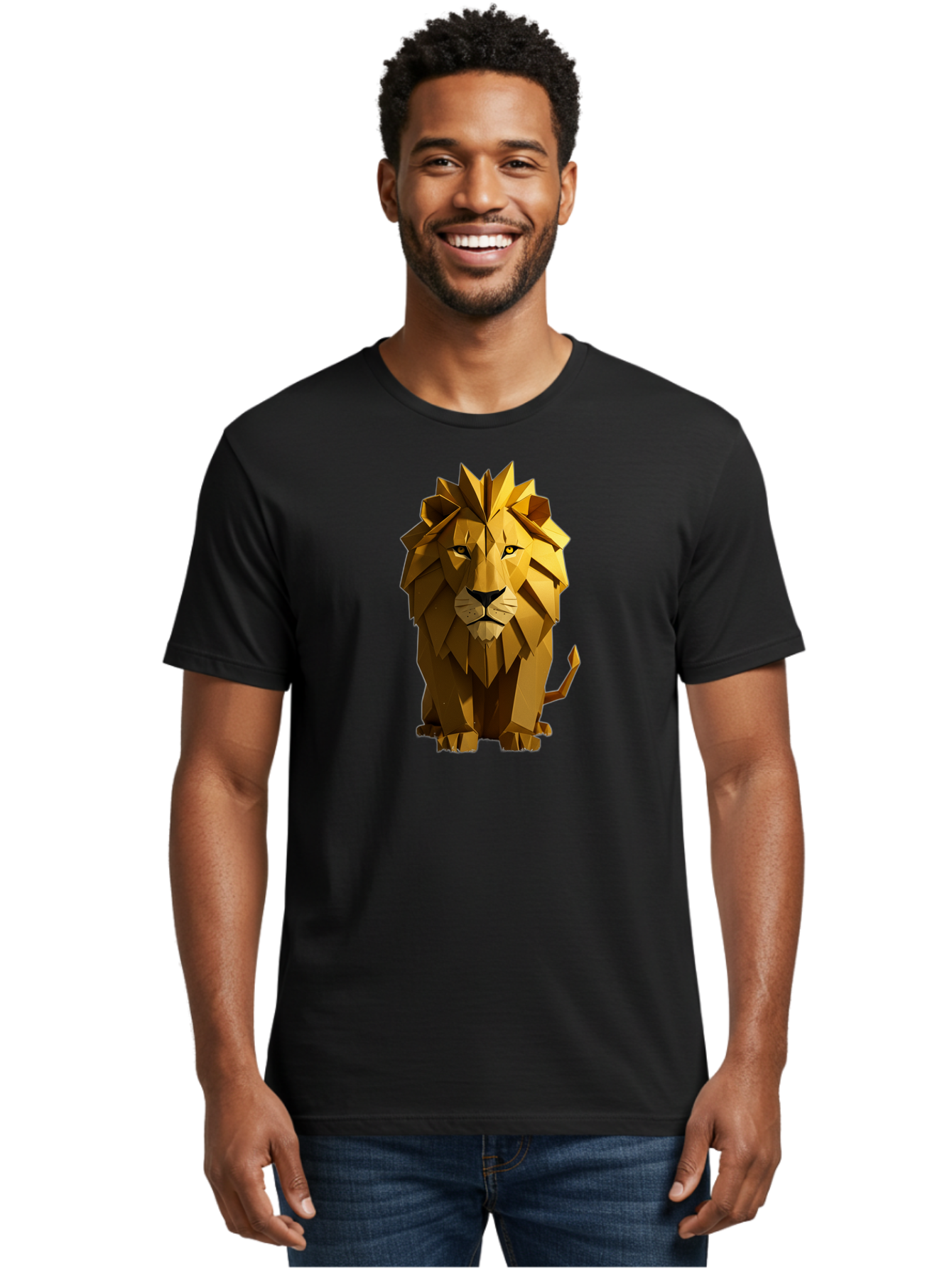Geometric-Lion Men'S Graphic Tee, 100% Cotton, Comfortable Casual Summer Wear, Machine Washable, Vintage Camera, Old Camera, Antique Camera, Black Camera, Classic Photography, Photography Equipment, Nostalgic Device, Film Camera, Camera Art Bao470