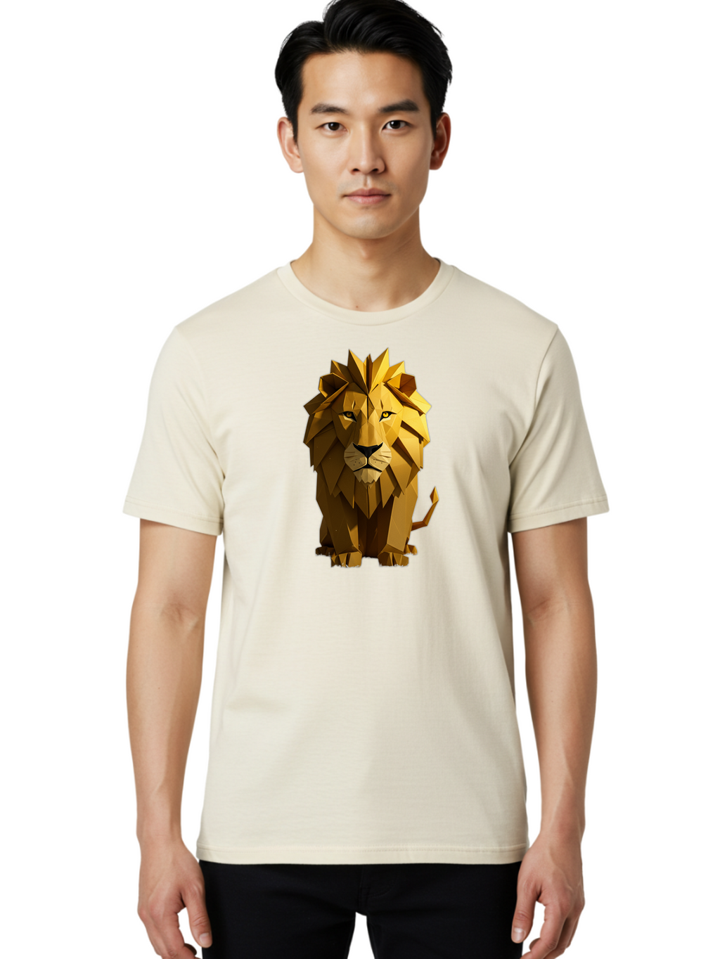 Geometric-Lion Men'S Graphic Tee, 100% Cotton, Comfortable Casual Summer Wear, Machine Washable, Vintage Camera, Old Camera, Antique Camera, Black Camera, Classic Photography, Photography Equipment, Nostalgic Device, Film Camera, Camera Art Bao470
