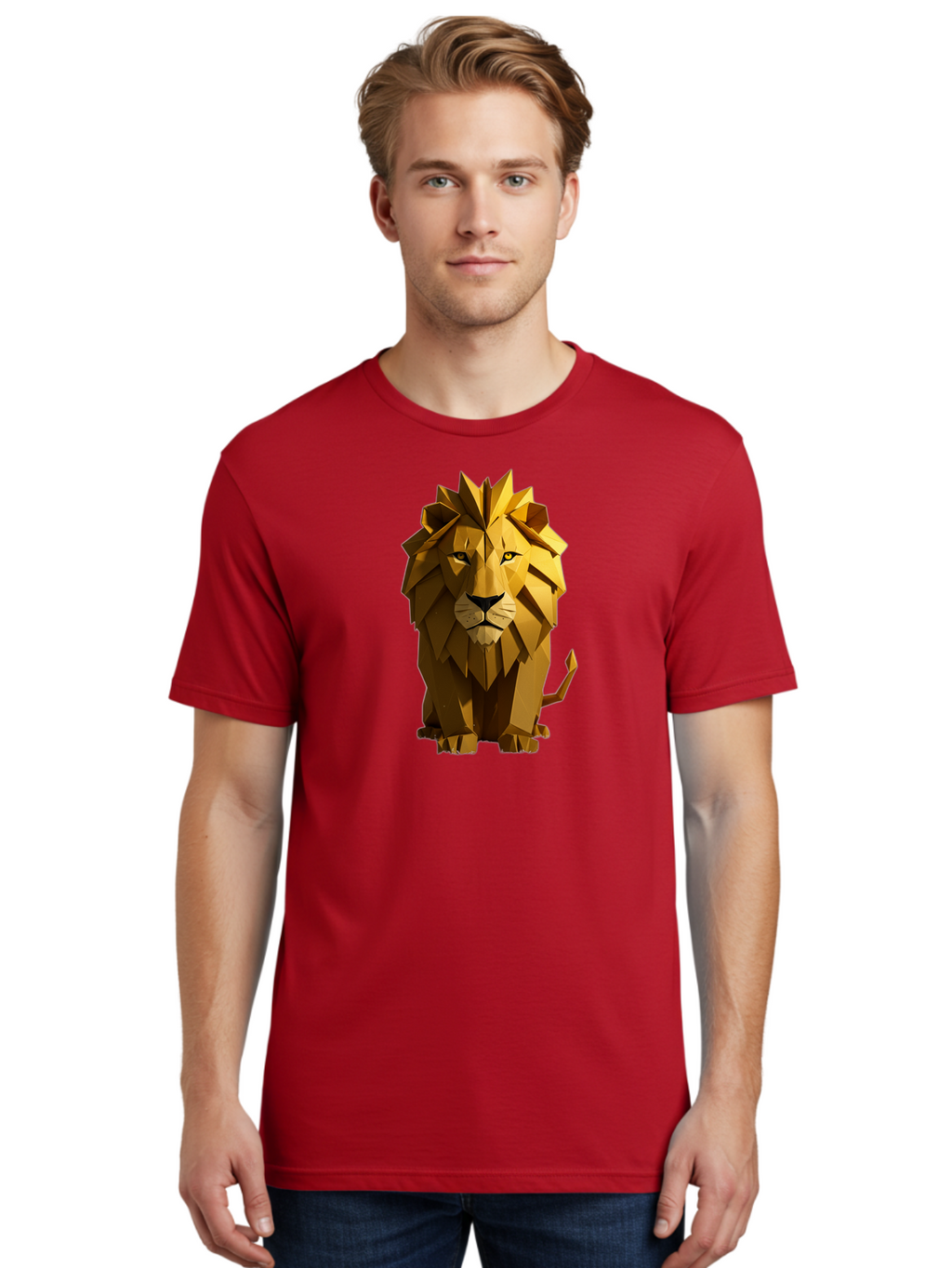 Geometric-Lion Men'S Graphic Tee, 100% Cotton, Comfortable Casual Summer Wear, Machine Washable, Vintage Camera, Old Camera, Antique Camera, Black Camera, Classic Photography, Photography Equipment, Nostalgic Device, Film Camera, Camera Art Bao470