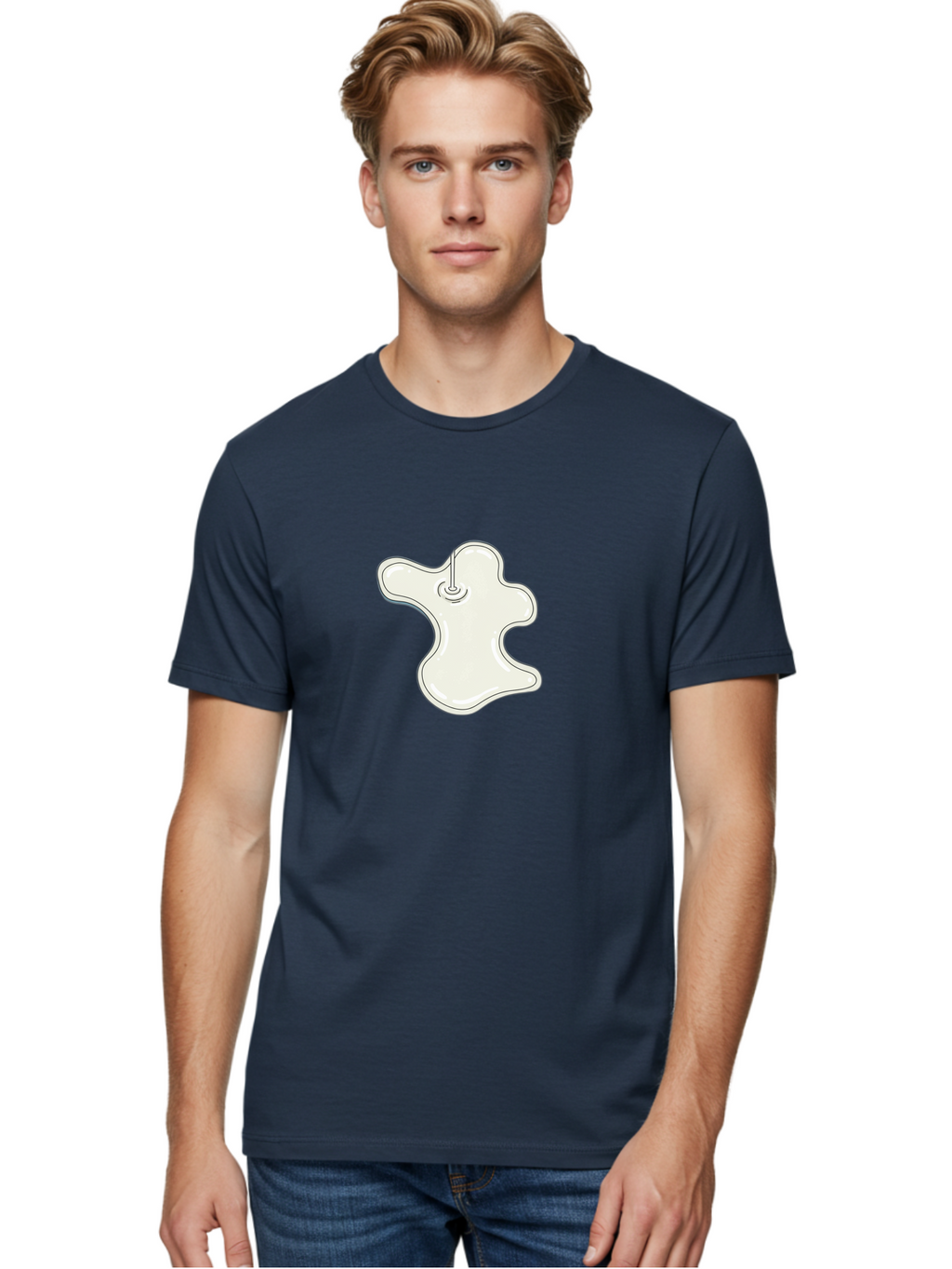 Ghost Men'S Graphic Tee, 100% Cotton, Comfortable Casual Summer Wear, Machine Washable, Vintage Camera, Old Camera, Antique Camera, Black Camera, Classic Photography, Photography Equipment, Nostalgic Device, Film Camera, Camera Art Bao471