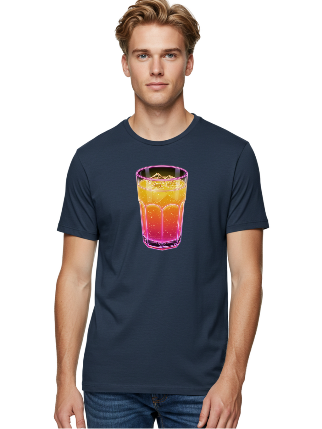 Glass-Of-Cocktail Men'S Graphic Tee, 100% Cotton, Comfortable Casual Summer Wear, Machine Washable, Vintage Camera, Old Camera, Antique Camera, Black Camera, Classic Photography, Photography Equipment, Nostalgic Device, Film Camera, Camera Art Bao473