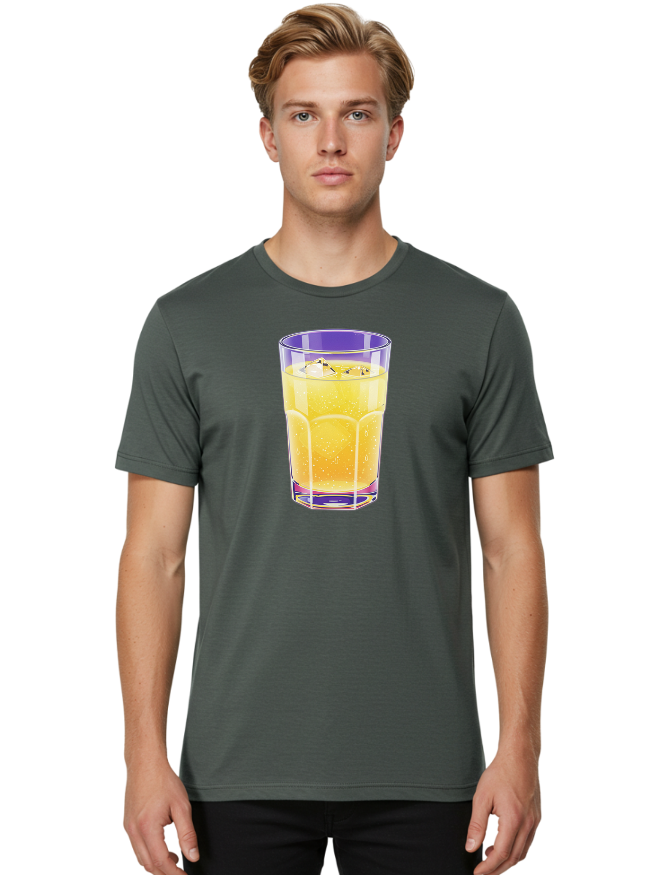 Glass-Of-Lemonade-1 Men'S Graphic Tee, 100% Cotton, Comfortable Casual Summer Wear, Machine Washable, Vintage Camera, Old Camera, Antique Camera, Black Camera, Classic Photography, Photography Equipment, Nostalgic Device, Film Camera, Bao474