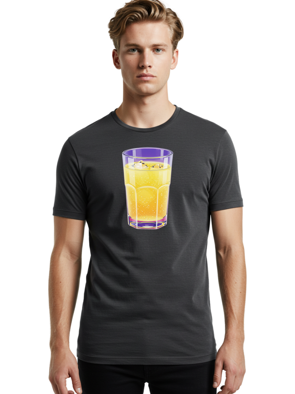 Glass-Of-Lemonade-1 Men'S Graphic Tee, 100% Cotton, Comfortable Casual Summer Wear, Machine Washable, Vintage Camera, Old Camera, Antique Camera, Black Camera, Classic Photography, Photography Equipment, Nostalgic Device, Film Camera, Bao474