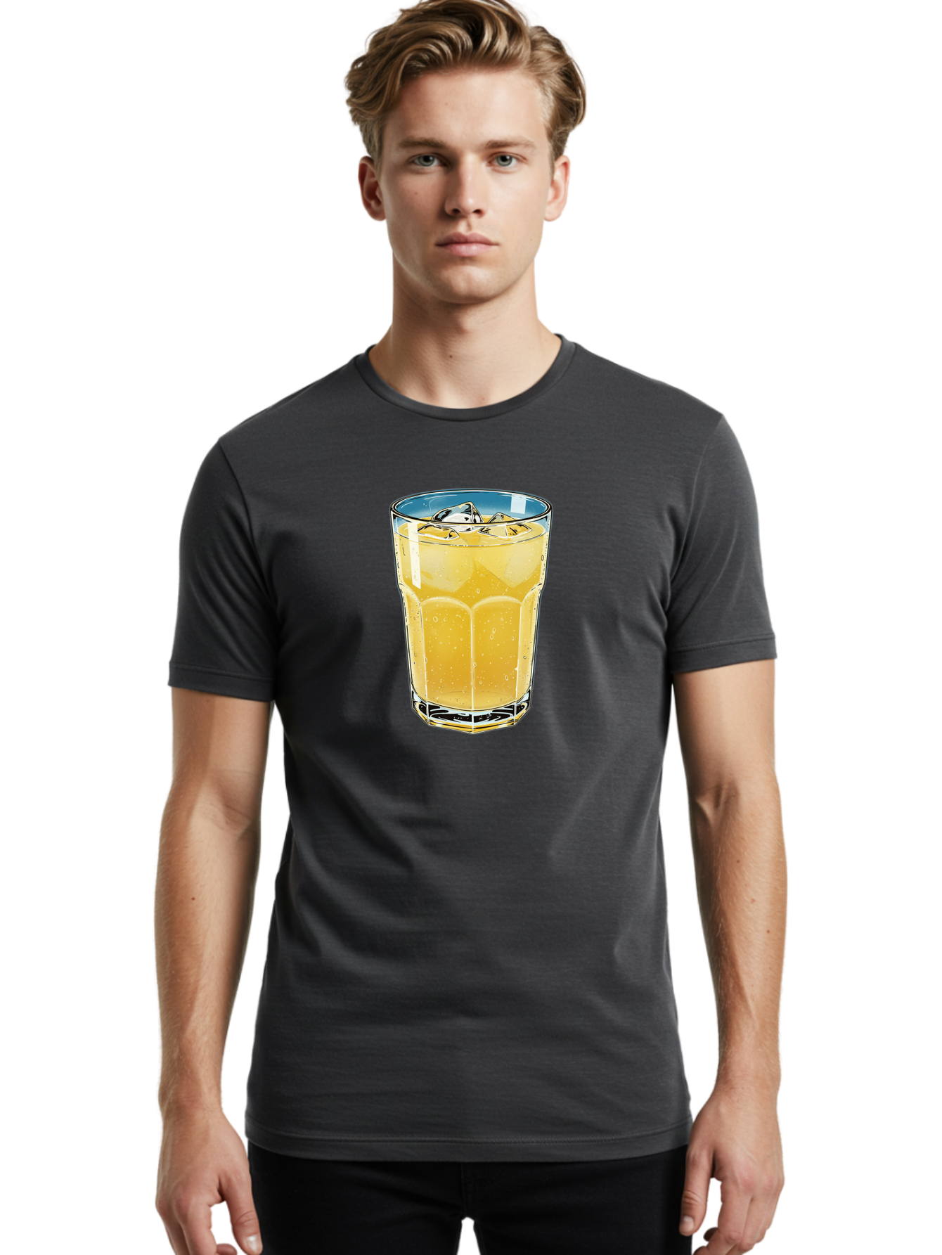 Glass-Of-Lemonade-2 Men'S Graphic Tee, 100% Cotton, Comfortable Casual Summer Wear, Machine Washable, Vintage Camera, Old Camera, Antique Camera, Black Camera, Classic Photography, Photography Equipment, Nostalgic Device, Film Camera, Bao475