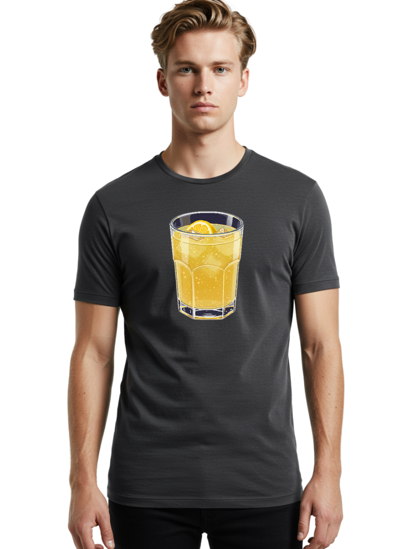 Glass-Of-Lemonade-3 Men'S Graphic Tee, 100% Cotton, Comfortable Casual Summer Wear, Machine Washable, Vintage Camera, Old Camera, Antique Camera, Black Camera, Classic Photography, Photography Equipment, Nostalgic Device, Film Camera, Bao476