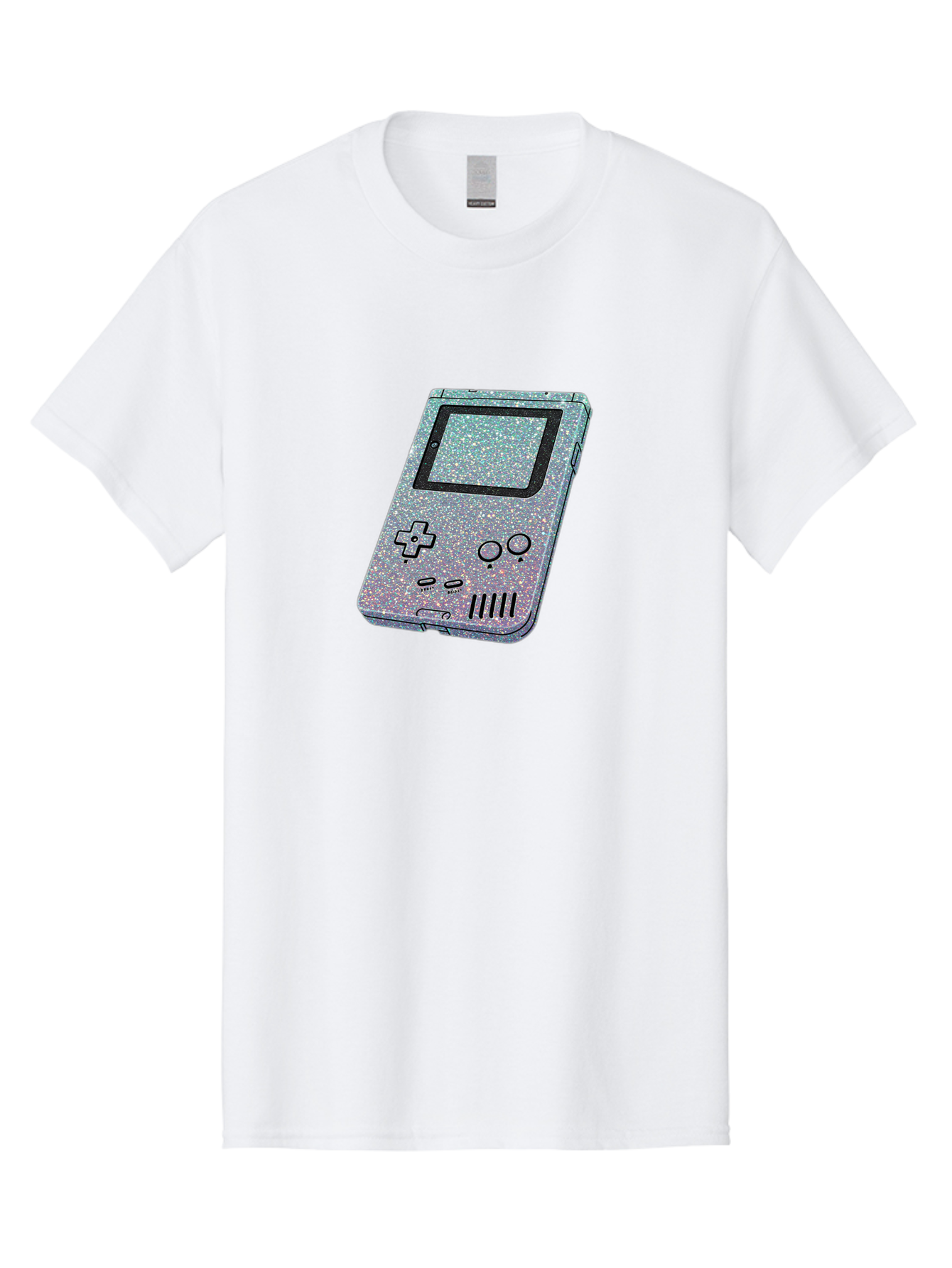 Glitter-Game-Boy Men'S Graphic Tee, 100% Cotton, Comfortable Casual Summer Wear, Machine Washable, Vintage Camera, Old Camera, Antique Camera, Black Camera, Classic Photography, Photography Equipment, Nostalgic Device, Film Camera, Camera Art Bao483