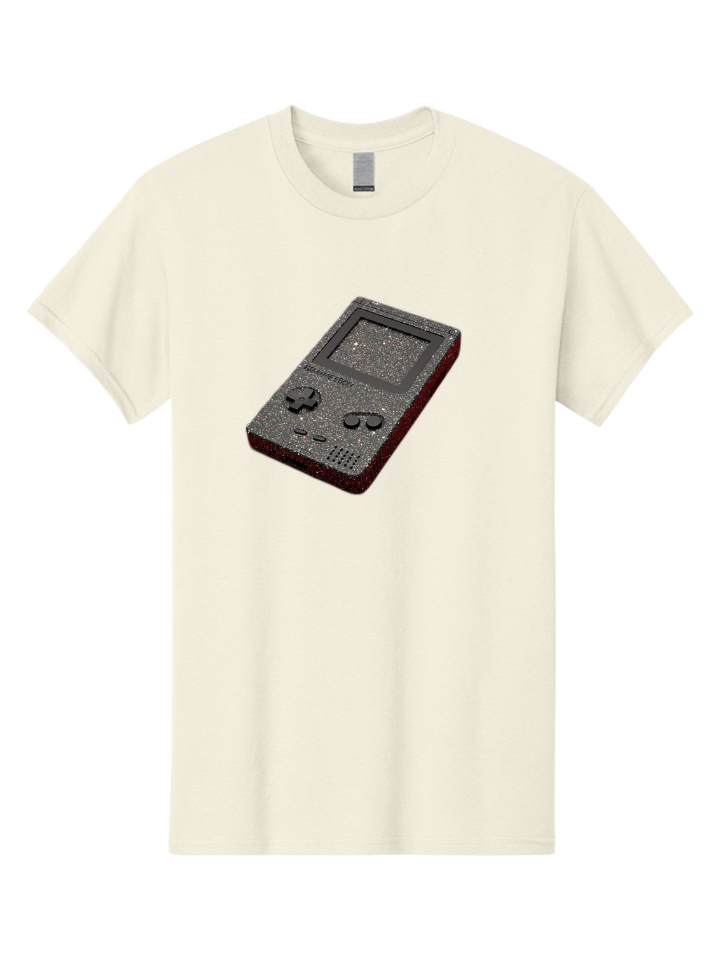 Glitter-Gameboy Men'S Graphic Tee, 100% Cotton, Comfortable Casual Summer Wear, Machine Washable, Vintage Camera, Old Camera, Antique Camera, Black Camera, Classic Photography, Photography Equipment, Nostalgic Device, Film Camera, Camera Art Bao484