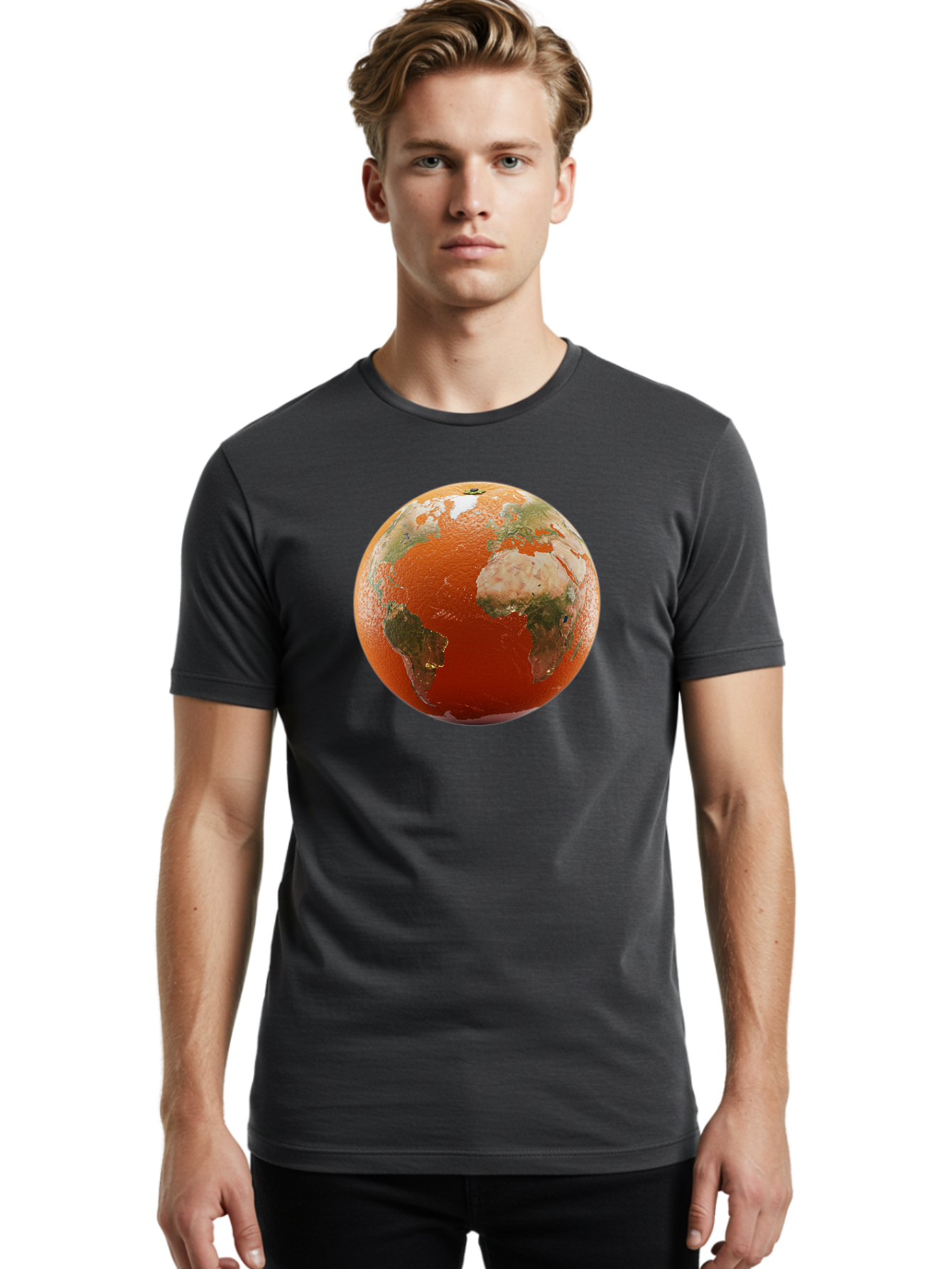 Globe-1 Men'S Graphic Tee, 100% Cotton, Comfortable Casual Summer Wear, Machine Washable, Vintage Camera, Old Camera, Antique Camera, Black Camera, Classic Photography, Photography Equipment, Nostalgic Device, Film Camera, Camera Art Bao485