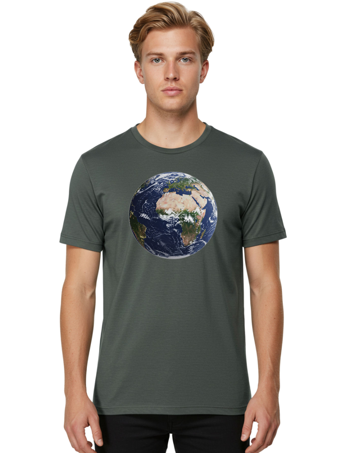 Globe-Africa Men'S Graphic Tee, 100% Cotton, Comfortable Casual Summer Wear, Machine Washable, Vintage Camera, Old Camera, Antique Camera, Black Camera, Classic Photography, Photography Equipment, Nostalgic Device, Film Camera, Camera Art Bao486