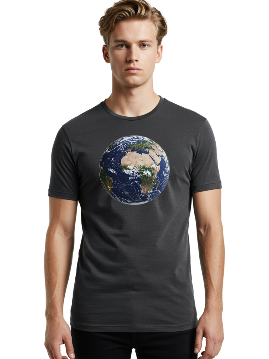 Globe-Africa Men'S Graphic Tee, 100% Cotton, Comfortable Casual Summer Wear, Machine Washable, Vintage Camera, Old Camera, Antique Camera, Black Camera, Classic Photography, Photography Equipment, Nostalgic Device, Film Camera, Camera Art Bao486