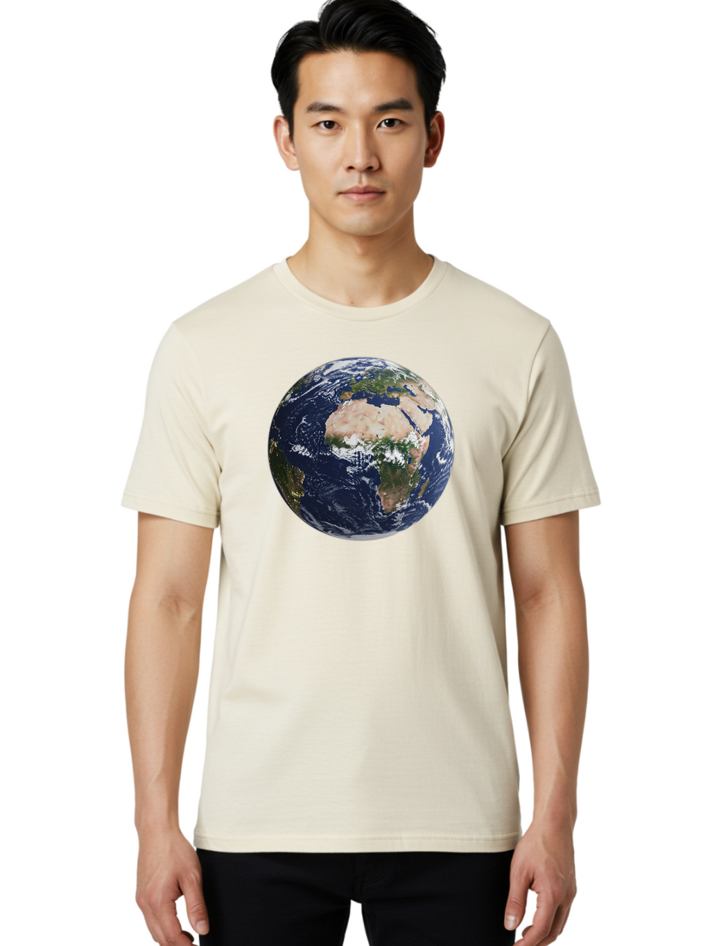 Globe-Africa Men'S Graphic Tee, 100% Cotton, Comfortable Casual Summer Wear, Machine Washable, Vintage Camera, Old Camera, Antique Camera, Black Camera, Classic Photography, Photography Equipment, Nostalgic Device, Film Camera, Camera Art Bao486