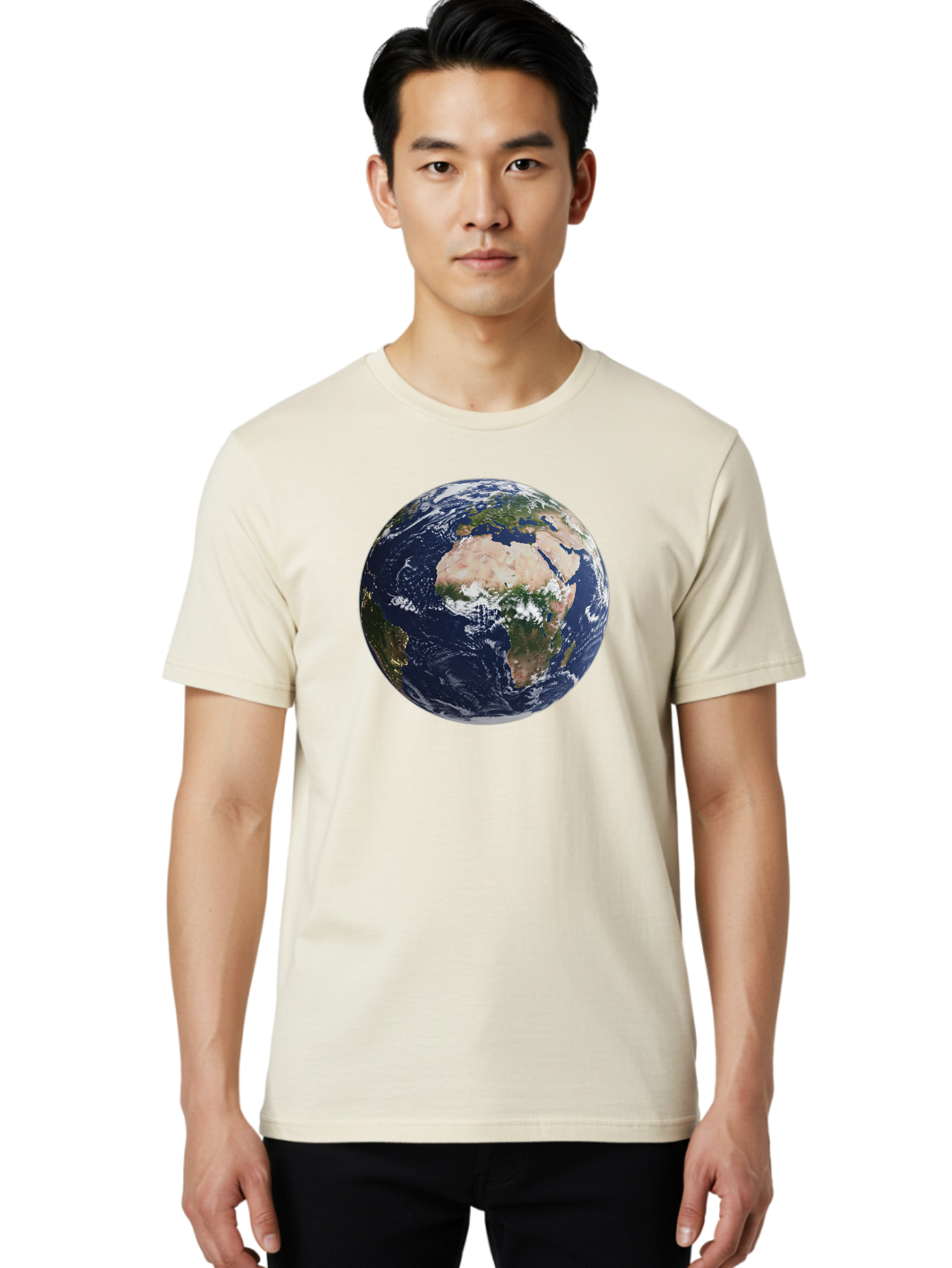 Globe-Africa Men'S Graphic Tee, 100% Cotton, Comfortable Casual Summer Wear, Machine Washable, Vintage Camera, Old Camera, Antique Camera, Black Camera, Classic Photography, Photography Equipment, Nostalgic Device, Film Camera, Camera Art Bao486