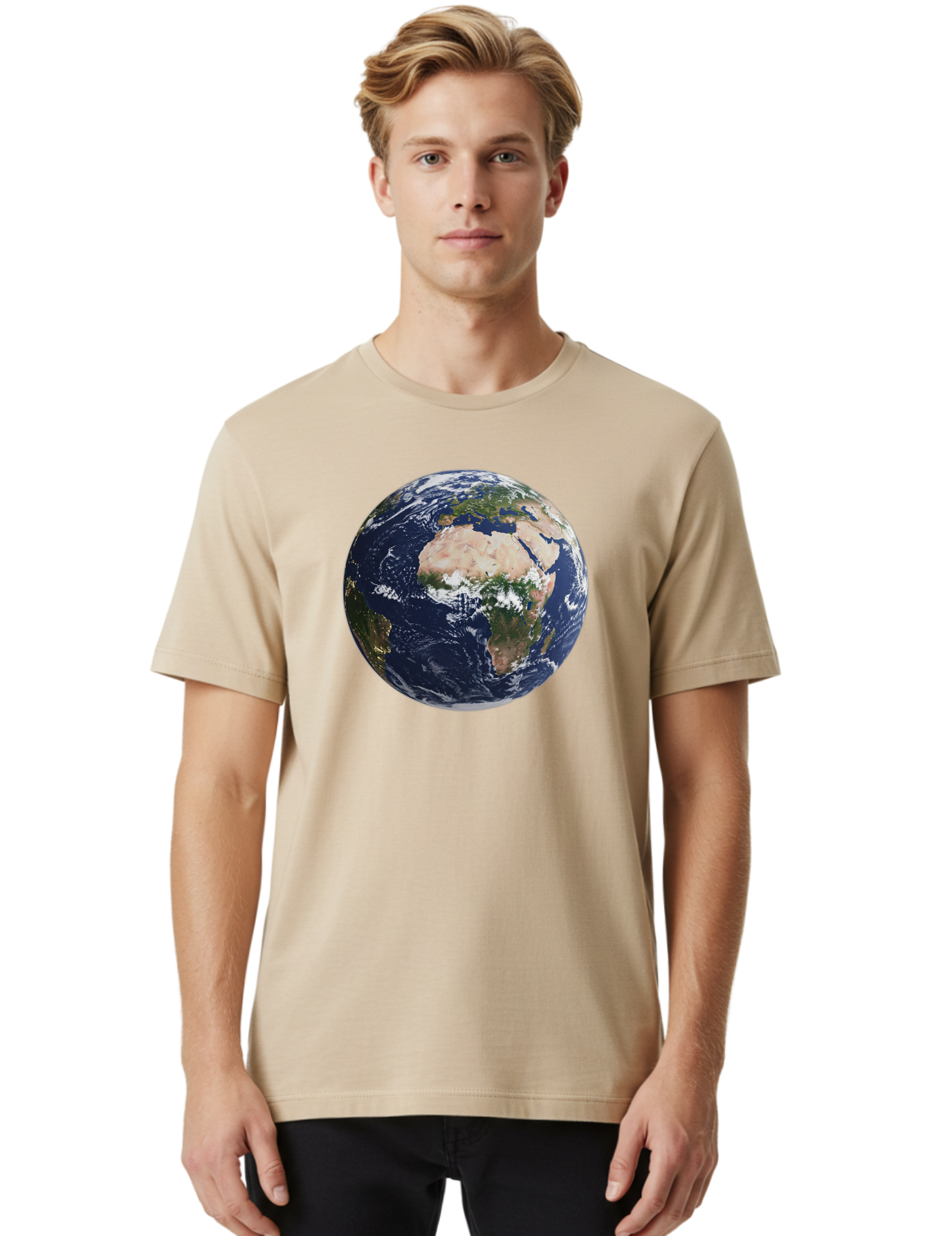 Globe-Africa Men'S Graphic Tee, 100% Cotton, Comfortable Casual Summer Wear, Machine Washable, Vintage Camera, Old Camera, Antique Camera, Black Camera, Classic Photography, Photography Equipment, Nostalgic Device, Film Camera, Camera Art Bao486