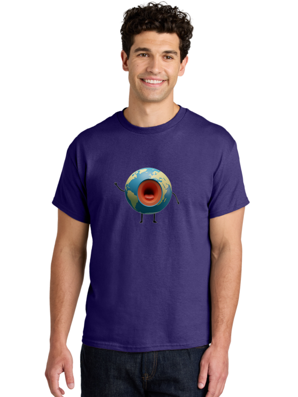 Globe-Megaphone Men'S Graphic Tee, 100% Cotton, Comfortable Casual Summer Wear, Machine Washable, Vintage Camera, Old Camera, Antique Camera, Black Camera, Classic Photography, Photography Equipment, Nostalgic Device, Film Camera, Camera Art Bao487