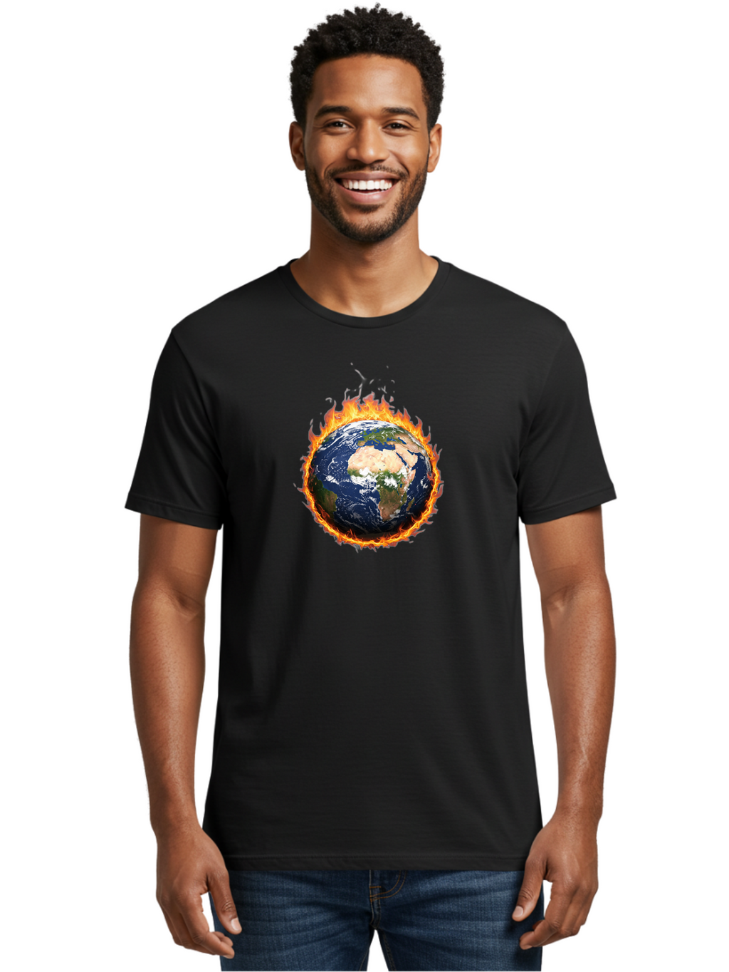 Globe-On-Fire Men'S Graphic Tee, 100% Cotton, Comfortable Casual Summer Wear, Machine Washable, Vintage Camera, Old Camera, Antique Camera, Black Camera, Classic Photography, Photography Equipment, Nostalgic Device, Film Camera, Camera Art Bao488