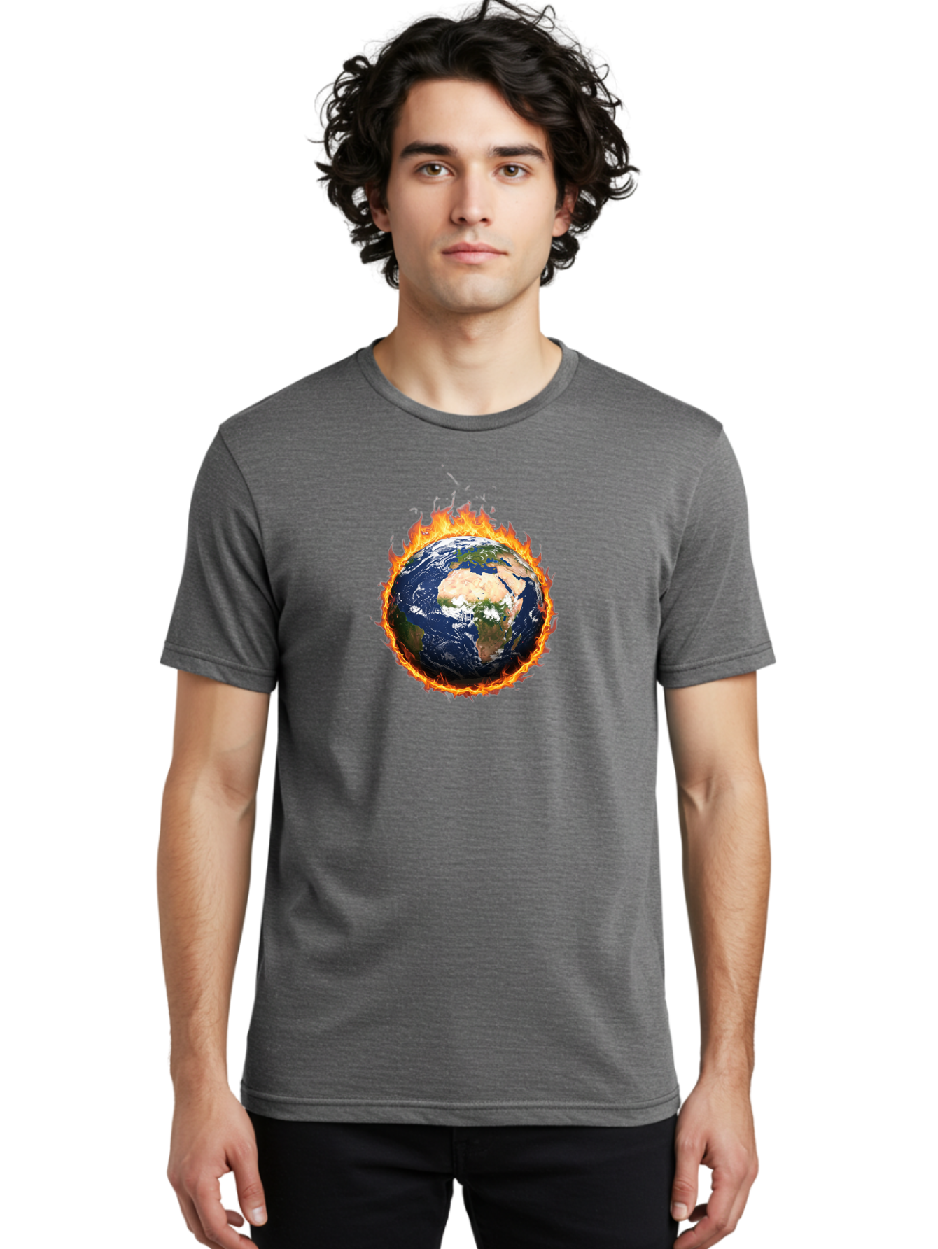 Globe-On-Fire Men'S Graphic Tee, 100% Cotton, Comfortable Casual Summer Wear, Machine Washable, Vintage Camera, Old Camera, Antique Camera, Black Camera, Classic Photography, Photography Equipment, Nostalgic Device, Film Camera, Camera Art Bao488