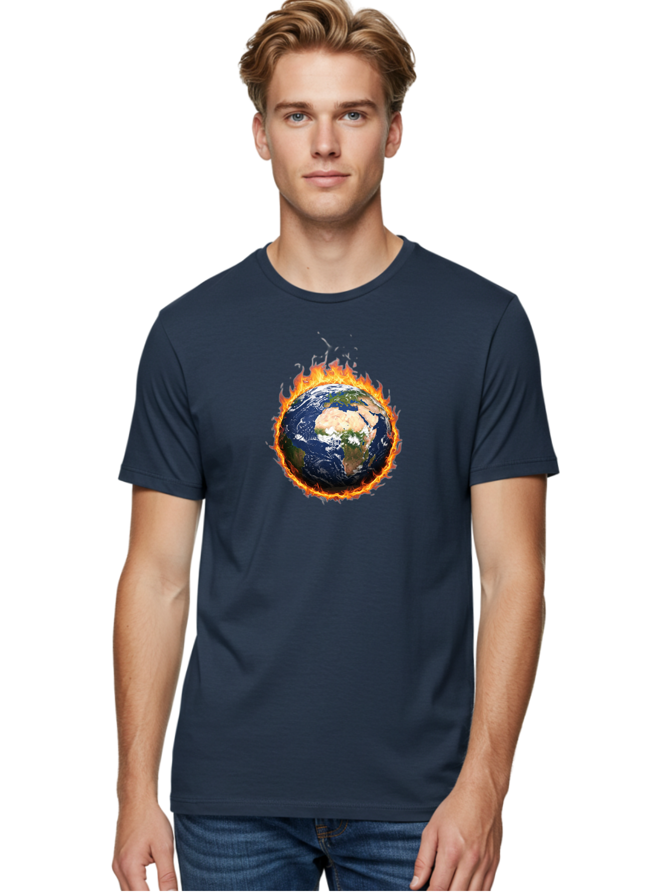 Globe-On-Fire Men'S Graphic Tee, 100% Cotton, Comfortable Casual Summer Wear, Machine Washable, Vintage Camera, Old Camera, Antique Camera, Black Camera, Classic Photography, Photography Equipment, Nostalgic Device, Film Camera, Camera Art Bao488