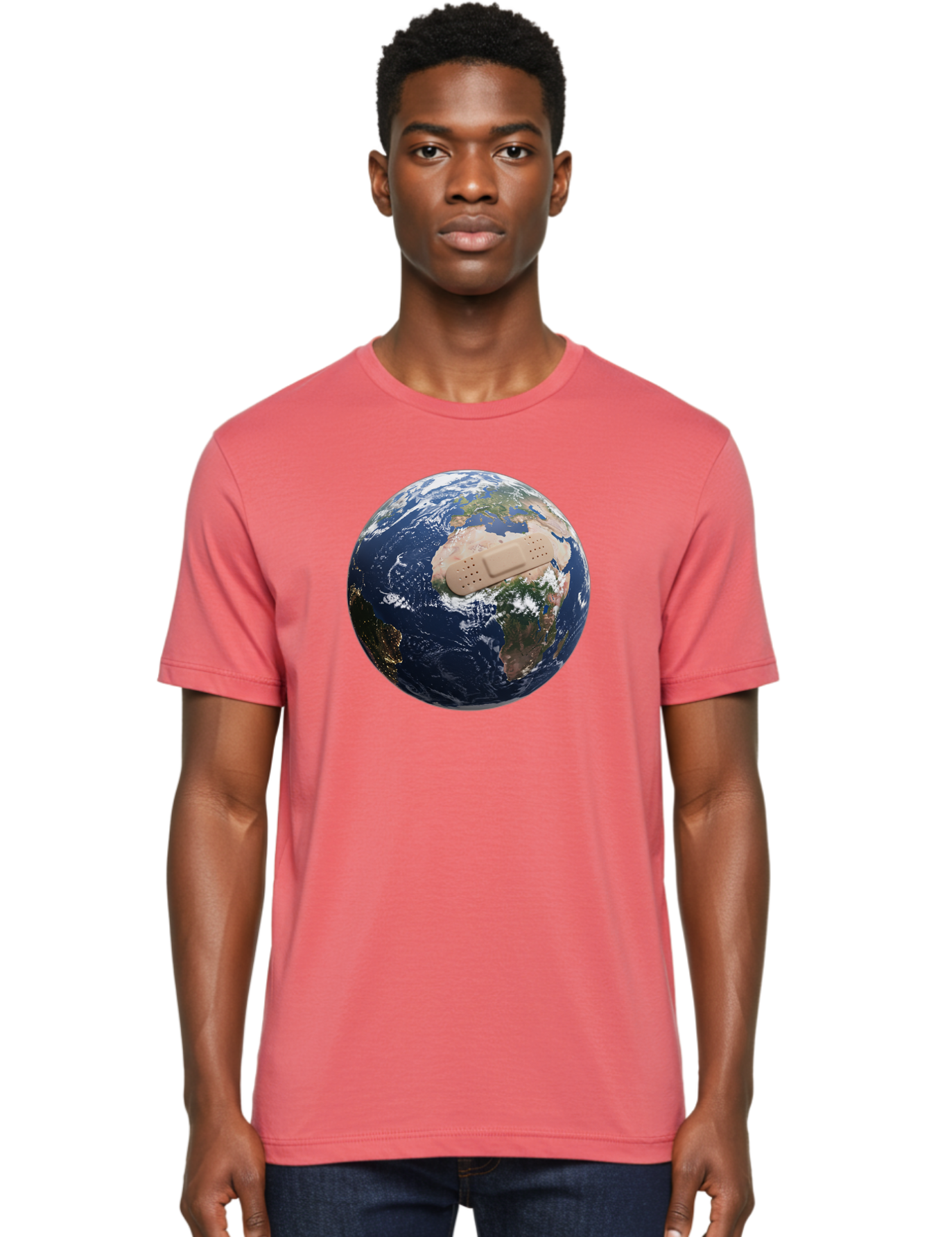 Globe-With-Bandage Men'S Graphic Tee, 100% Cotton, Comfortable Casual Summer Wear, Machine Washable, Vintage Camera, Old Camera, Antique Camera, Black Camera, Classic Photography, Photography Equipment, Nostalgic Device, Film Camera, Bao489