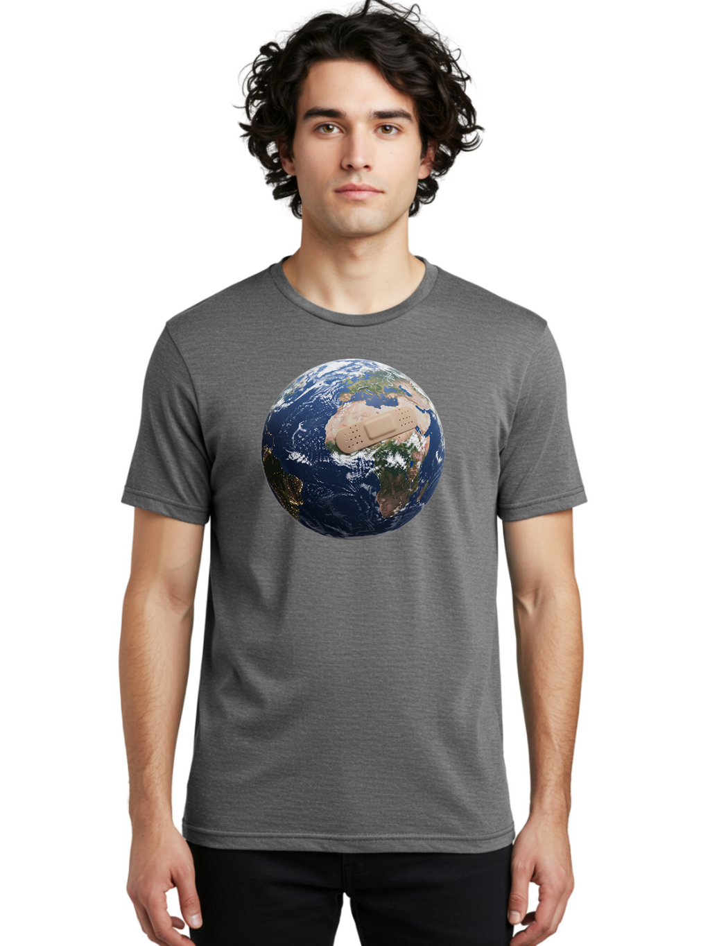 Globe-With-Bandage Men'S Graphic Tee, 100% Cotton, Comfortable Casual Summer Wear, Machine Washable, Vintage Camera, Old Camera, Antique Camera, Black Camera, Classic Photography, Photography Equipment, Nostalgic Device, Film Camera, Bao489