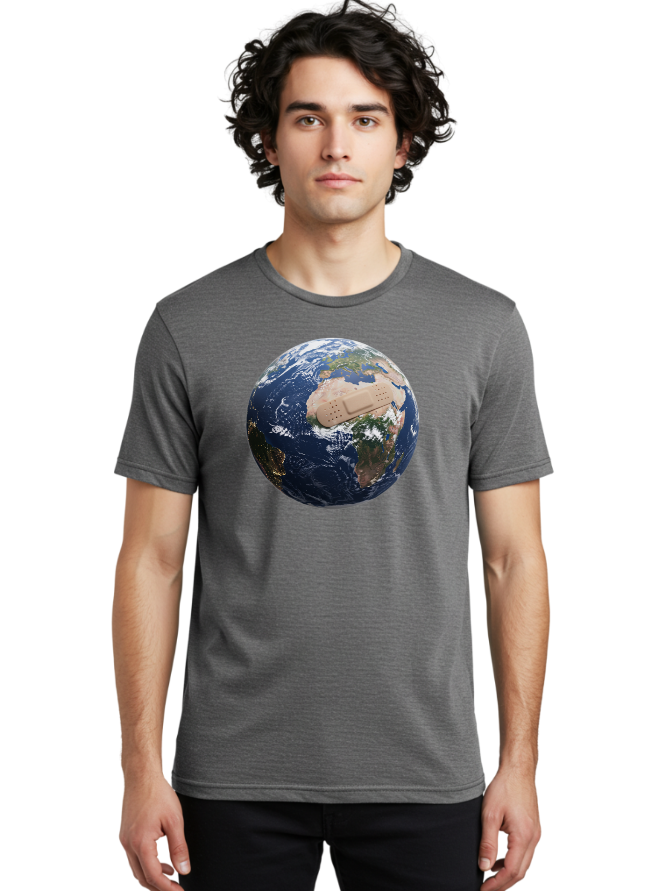 Globe-With-Bandage Men'S Graphic Tee, 100% Cotton, Comfortable Casual Summer Wear, Machine Washable, Vintage Camera, Old Camera, Antique Camera, Black Camera, Classic Photography, Photography Equipment, Nostalgic Device, Film Camera, Bao489