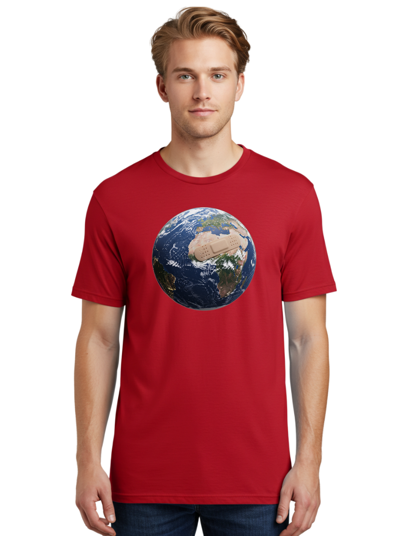 Globe-With-Bandage Men'S Graphic Tee, 100% Cotton, Comfortable Casual Summer Wear, Machine Washable, Vintage Camera, Old Camera, Antique Camera, Black Camera, Classic Photography, Photography Equipment, Nostalgic Device, Film Camera, Bao489